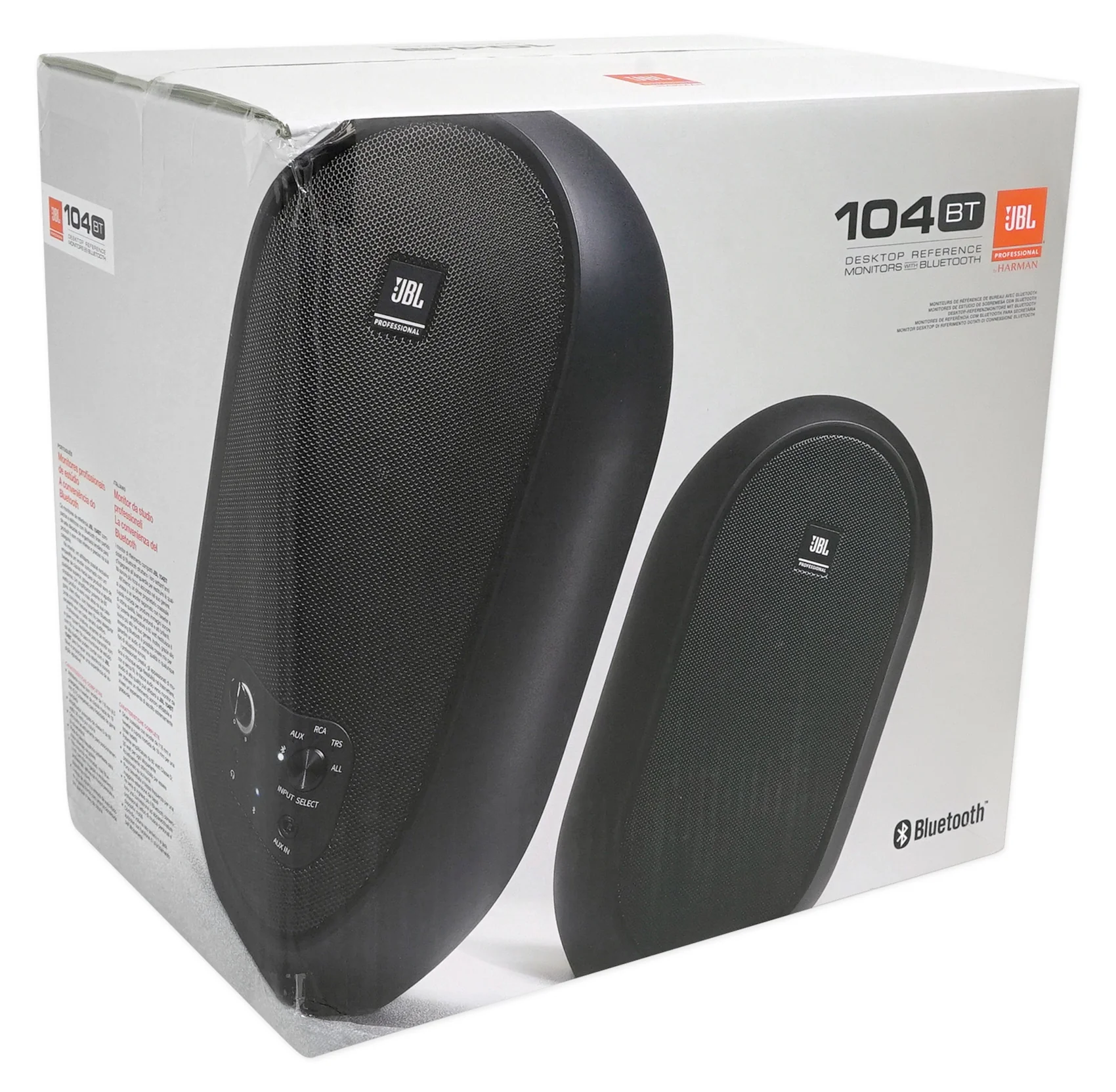JBL 104SET-BT Pair Bluetooth Powered Active Studio Monitors+Isolation Feet Pads - Image 12