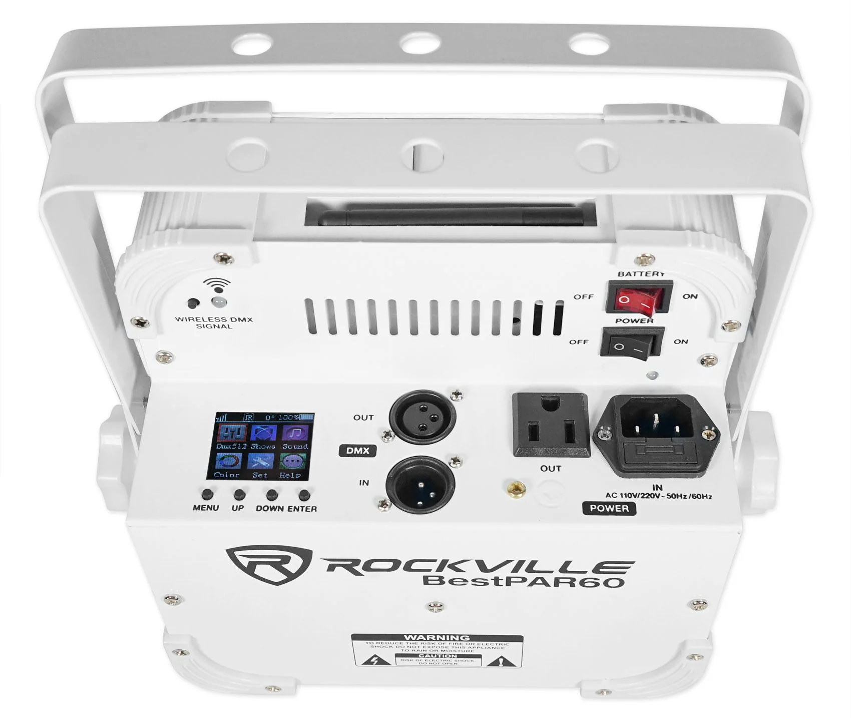BEST PAR 60 White 12-Pack + ROCKFORCE W4 DMX Controller Bundle - Image 12