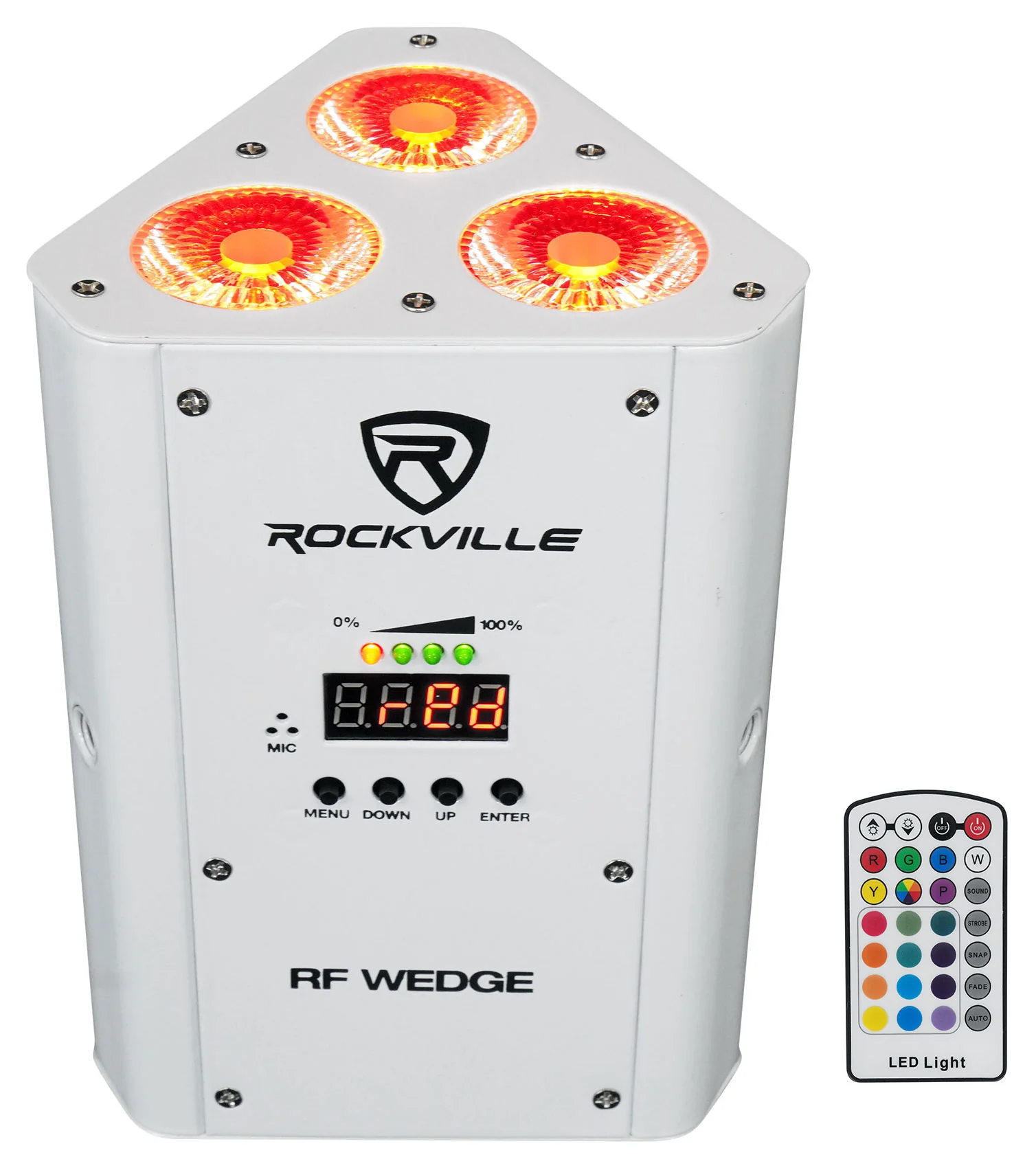 RF Wedge White 12-Pack + ROCKFORCE W4 DMX Controller Bundle - Image 14