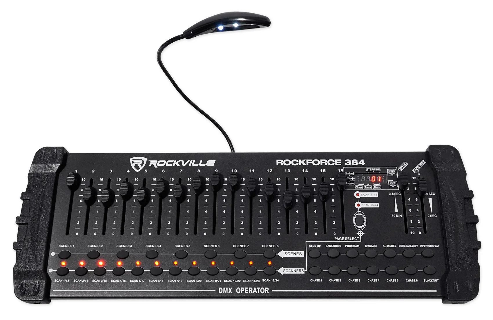 RockPAR50 LED RGB 12-Pack + ROCKFORCE 384 Controller Bundle - Image 10