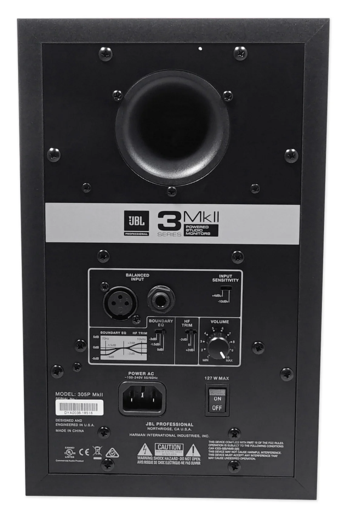 Pair JBL 305P MkII 5" Powered Studio Monitor Monitoring Speakers+21" Stands - Image 3
