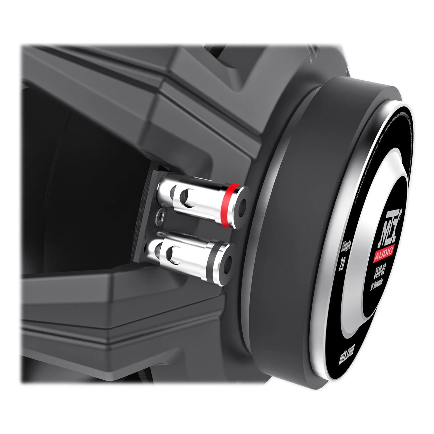 (2) MTX 3510-02 10" 1000w SVC 2-ohm Car Audio Subwoofers+Mono Amplifier+Amp Kit - Image 9