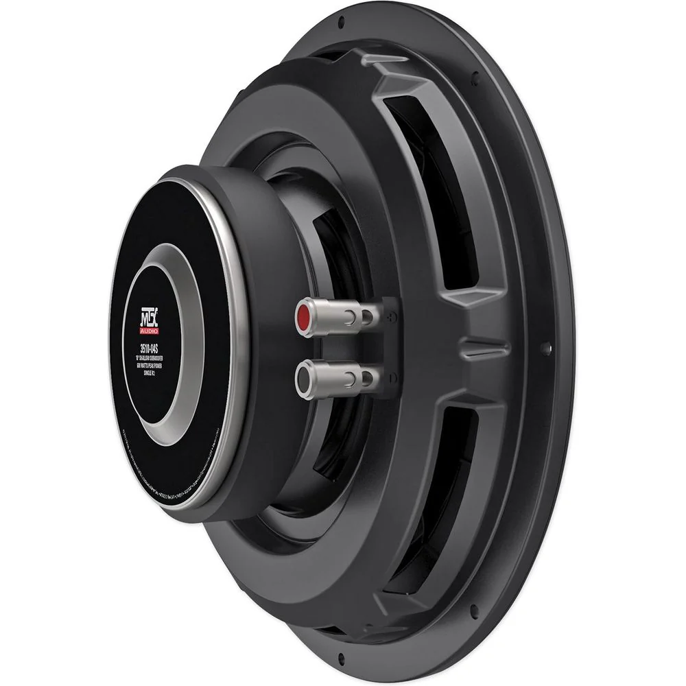 (2) MTX 3510-04S 10" 1200 Watt Shallow Slim Subwoofers Subs+Amplifier+Amp Kit - Image 10