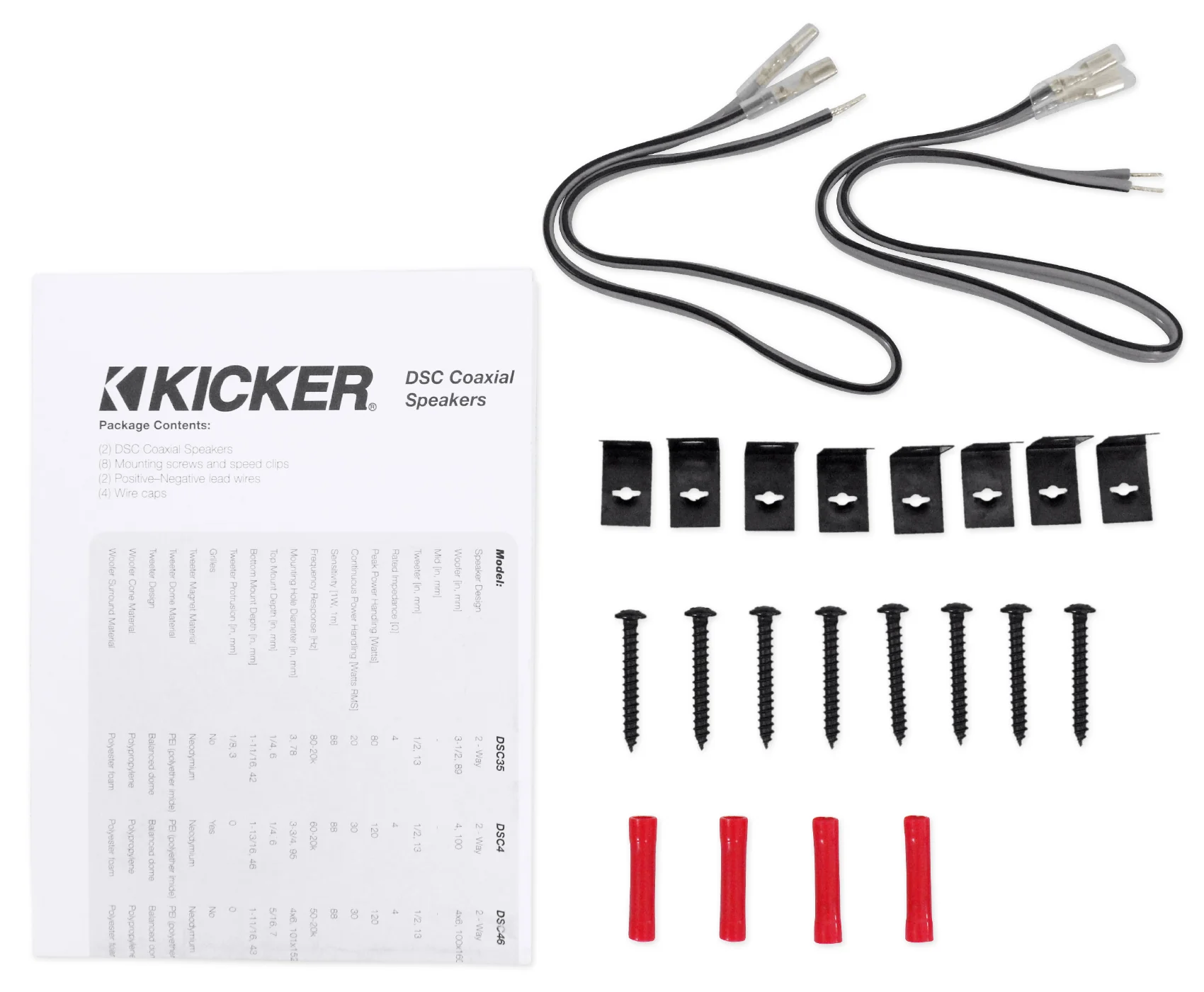 Kicker 6x8" Front+Rear Factory Speaker Replacement Kit For 98-01 Ford Explorer - Image 6