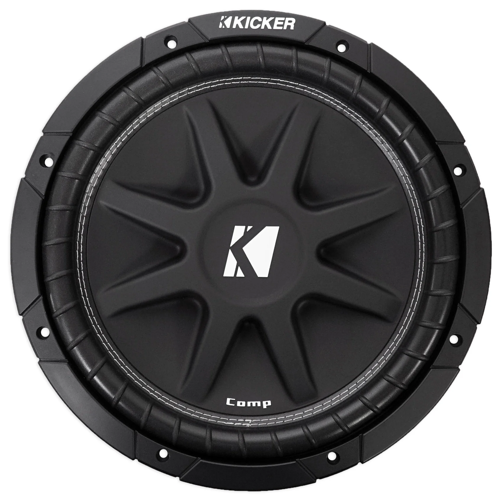(2) KICKER 43C124 Comp 12" 600 Watt Car Subwoofers+Sealed Sub Box Enclosure - Image 8