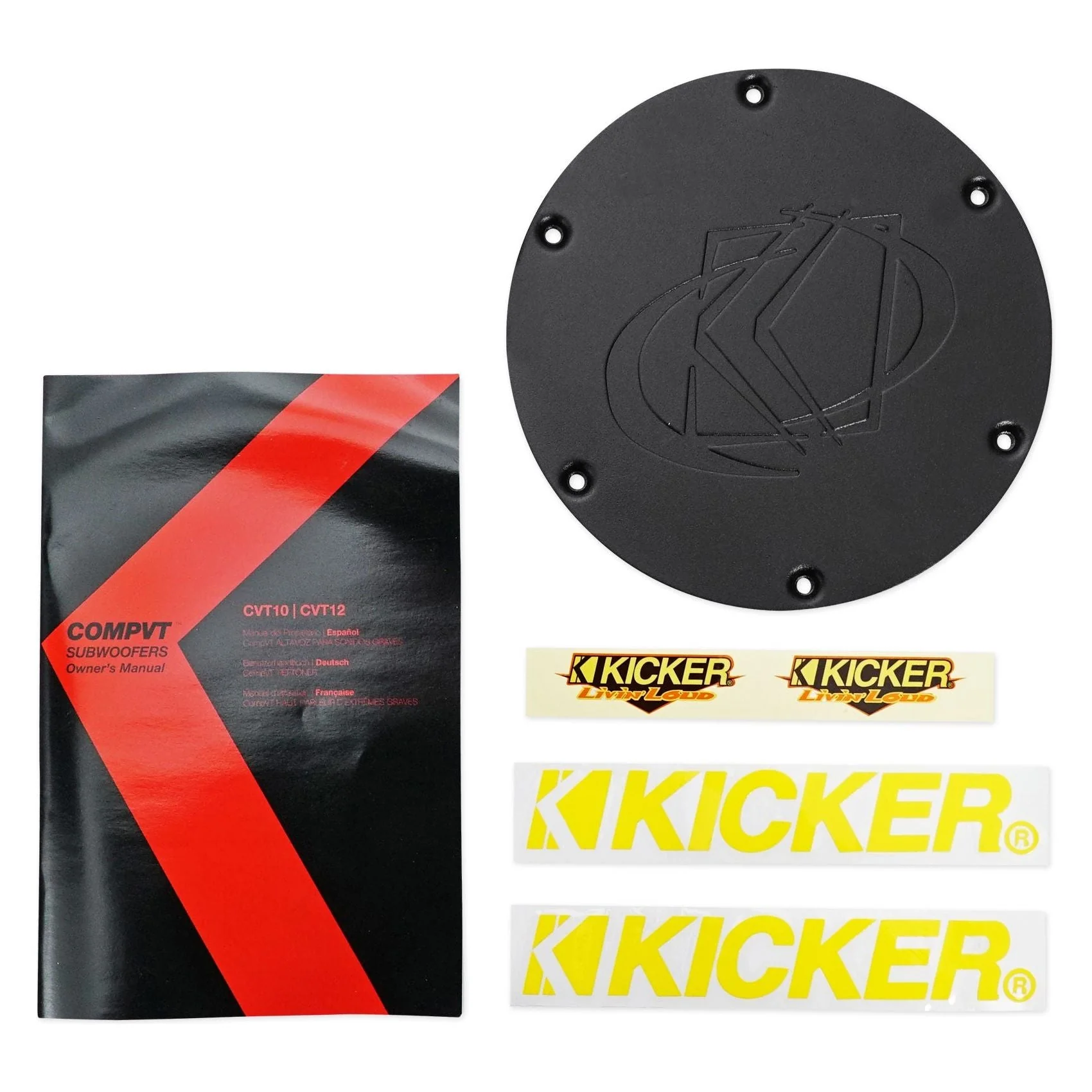 (2) Kicker 43CVT102 COMPVT 10" 1600w Shallow Subwoofers+Sealed Sub Box Enclosure - Image 11