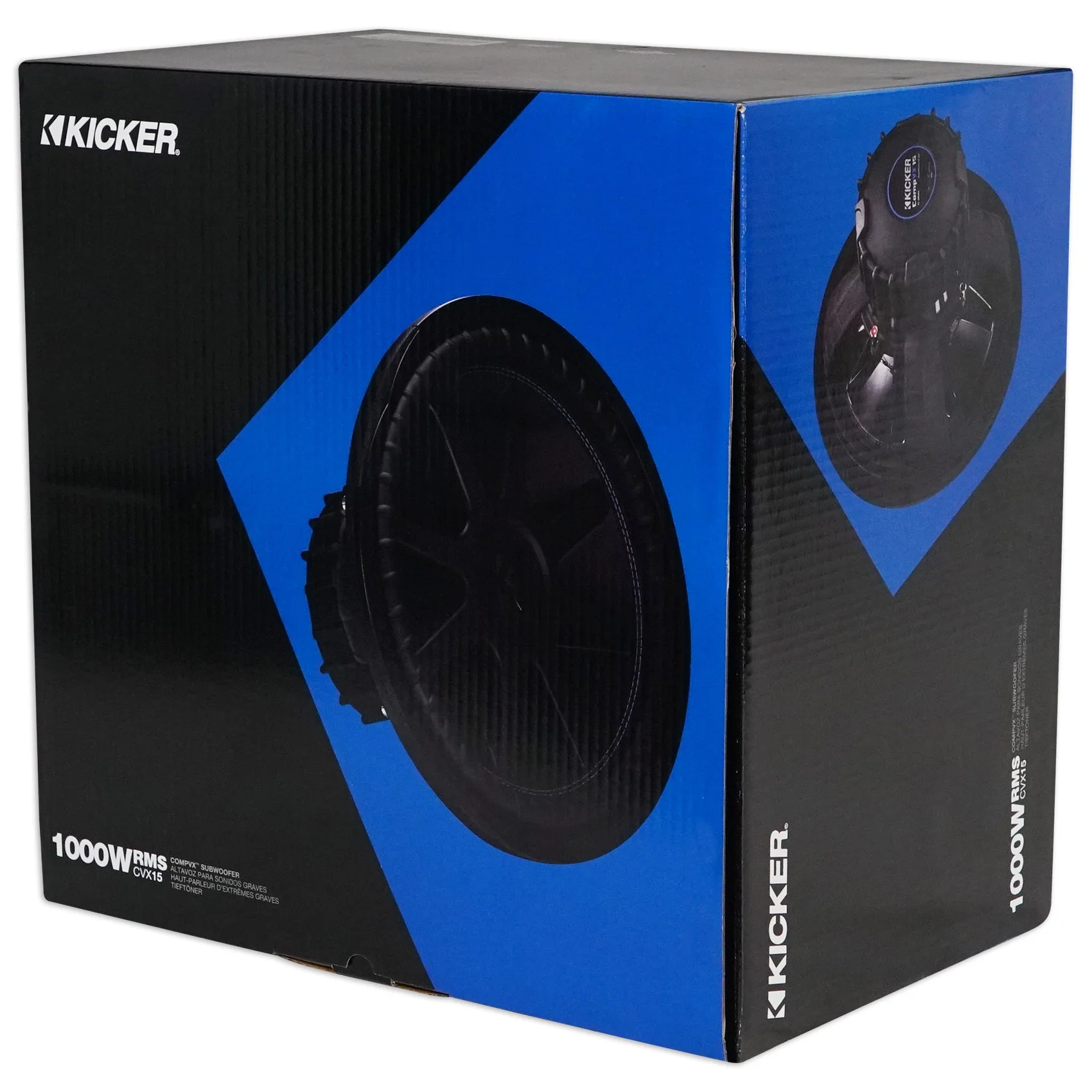 (2) Kicker 44CVX154 Comp VX CVX 15" 2000w RMS Car Subwoofers+Amplifier+Amp Kit - Image 8