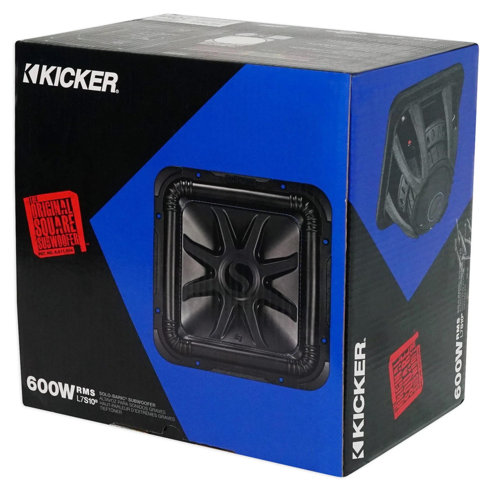 (2) Kicker L7S102 L7 10" 2400 Watt Solobaric Car Subwoofers + Sub Box 44L7S10-2 - Image 11