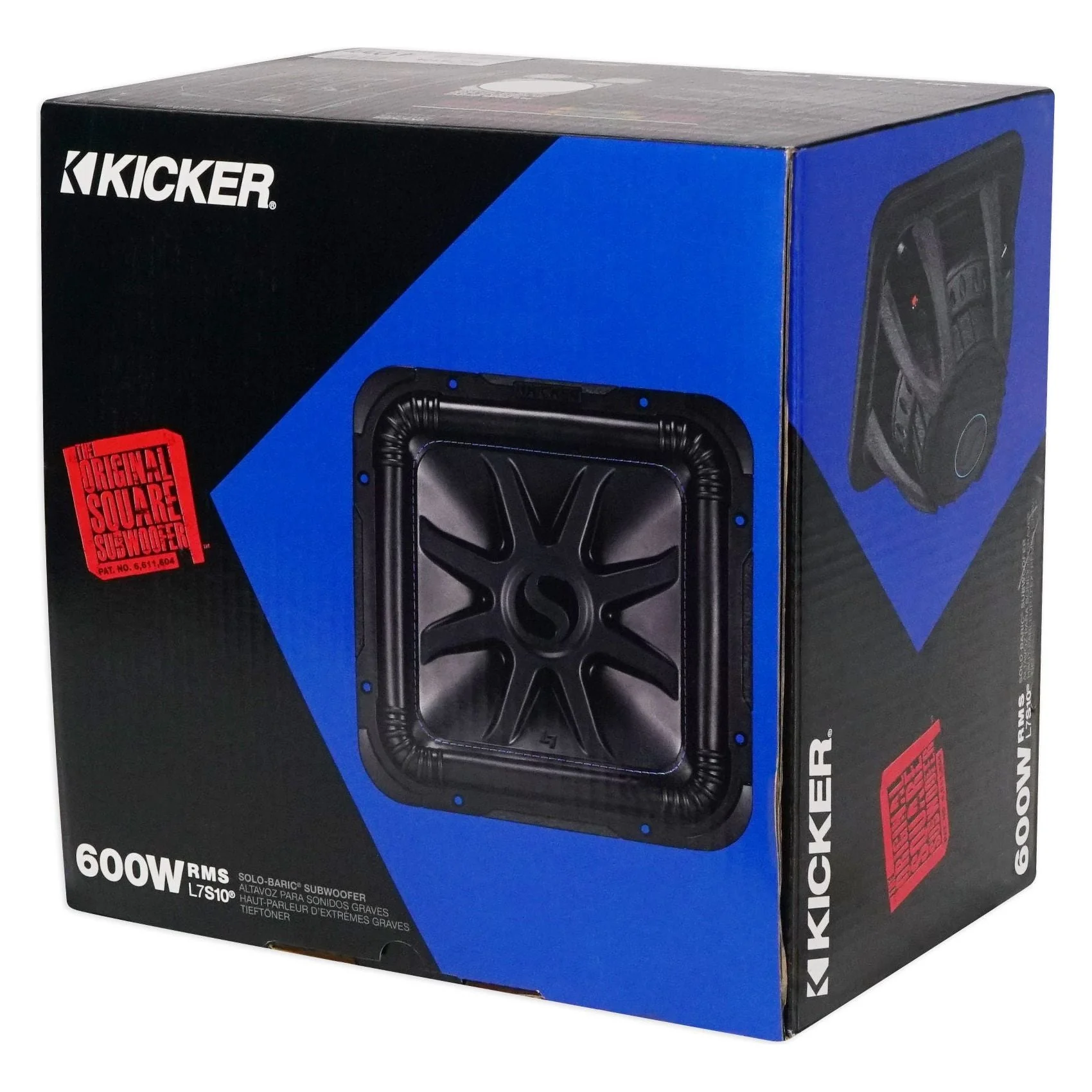 (2) Kicker L7S104 10" 2400 Watt solobaric L7S Car Subwoofers + Sub Box 44L7S10-4 - Image 11