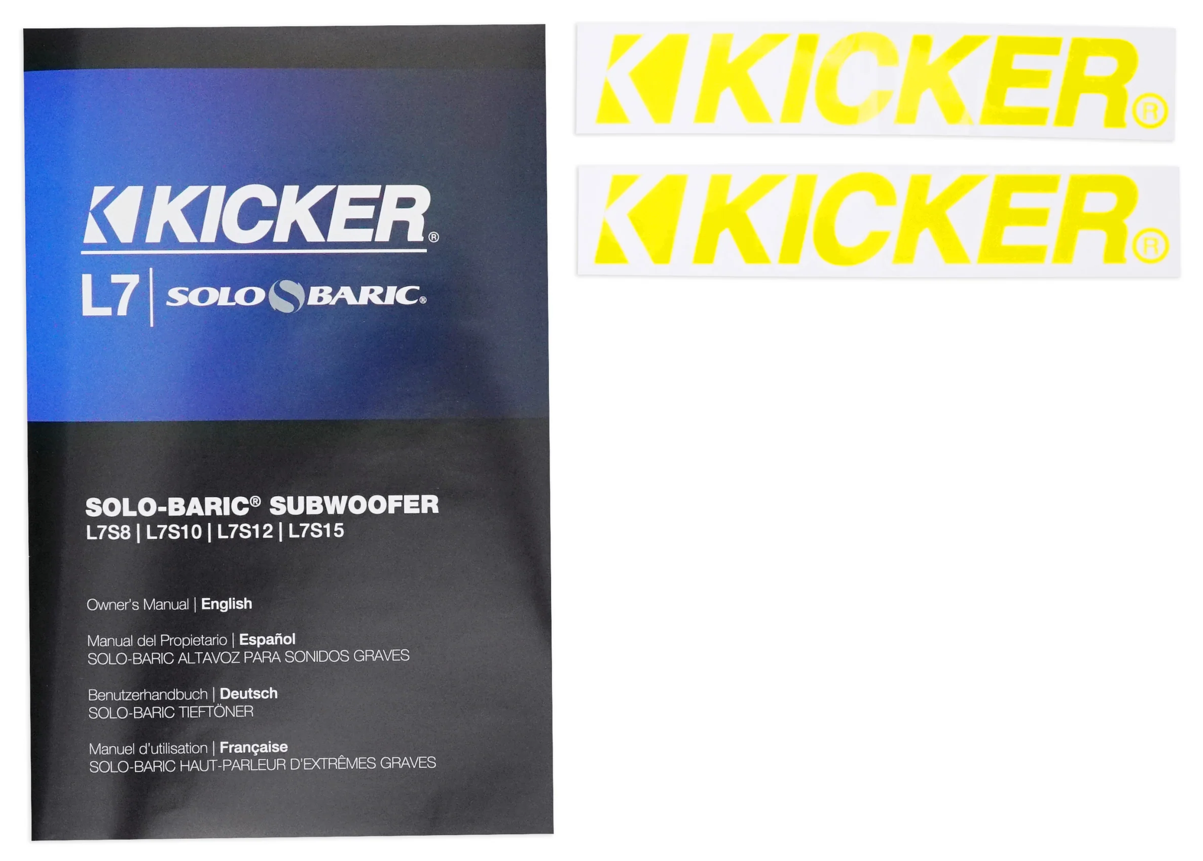 2) Kicker L7S124 12" Solobaric L7S Car Subs+Vented Box+1500W Amplifier+Amp Kit - Image 6
