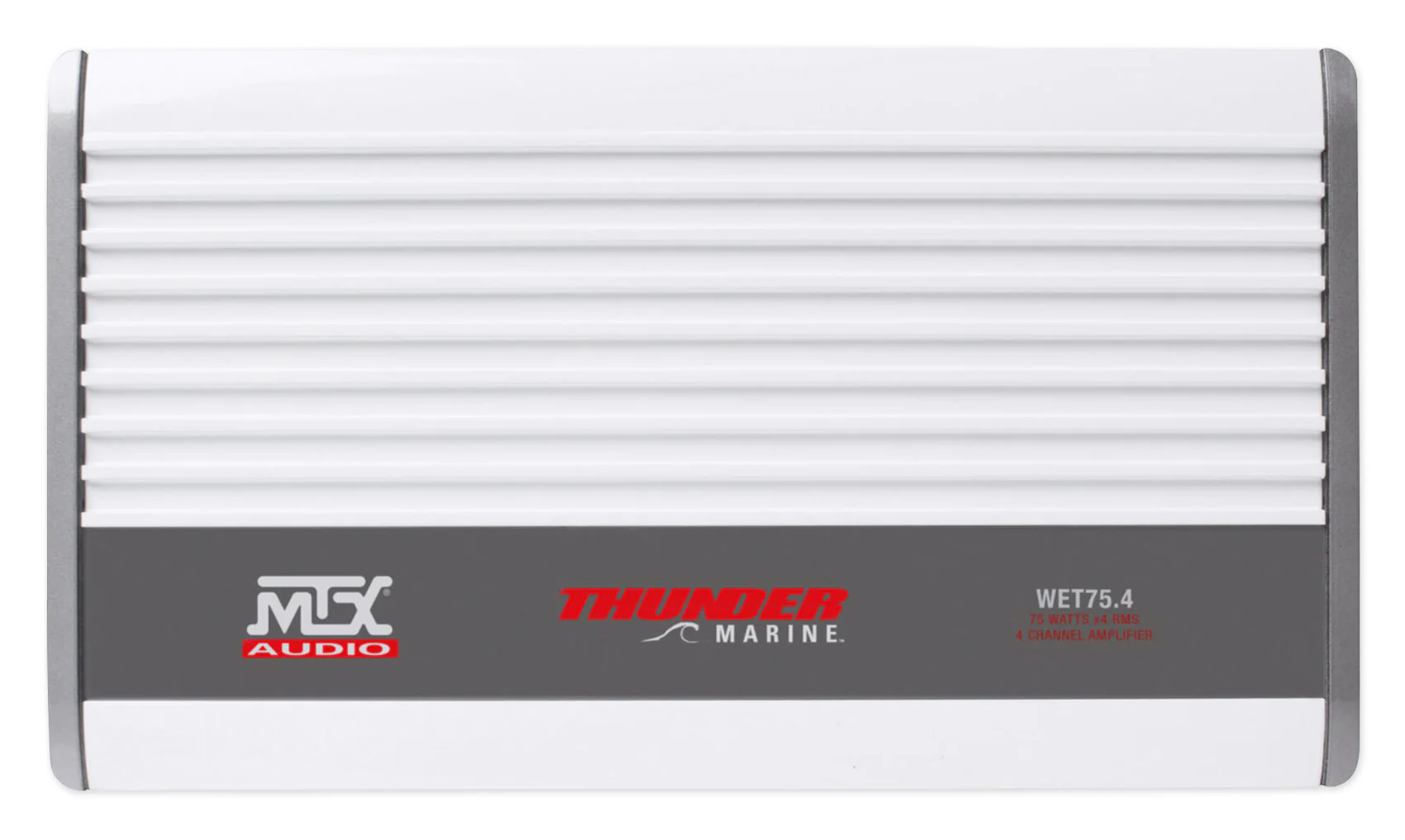 (4) KICKER 45KM654L 6.5" 390w Marine Boat LED Speakers+4-Ch. MTX Amplifier+Wires - Image 9