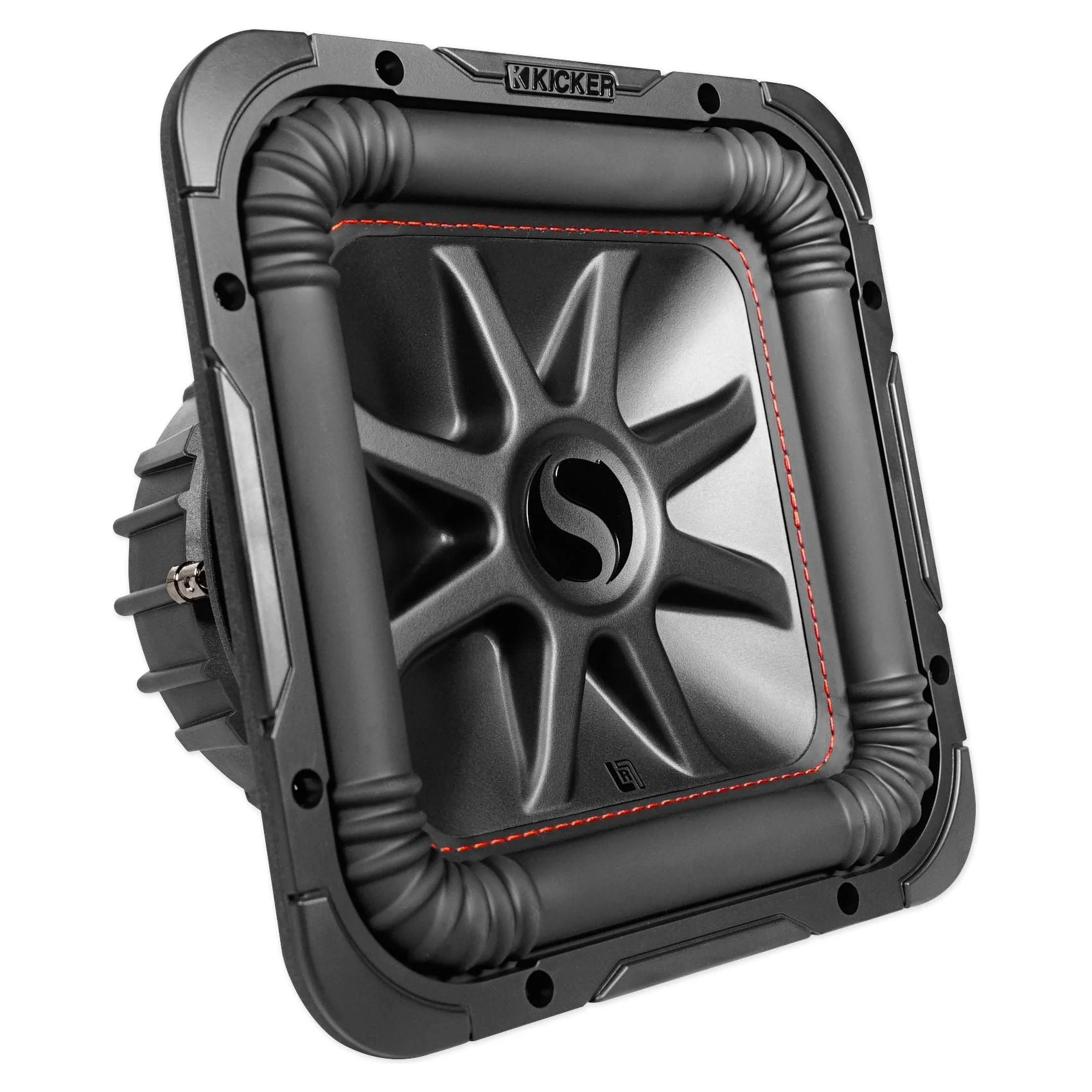 (2) KICKER 45L7R102 10" 2000w L7R Solo-Baric Subwoofers+Enclosure Box+Amplifier - Image 5