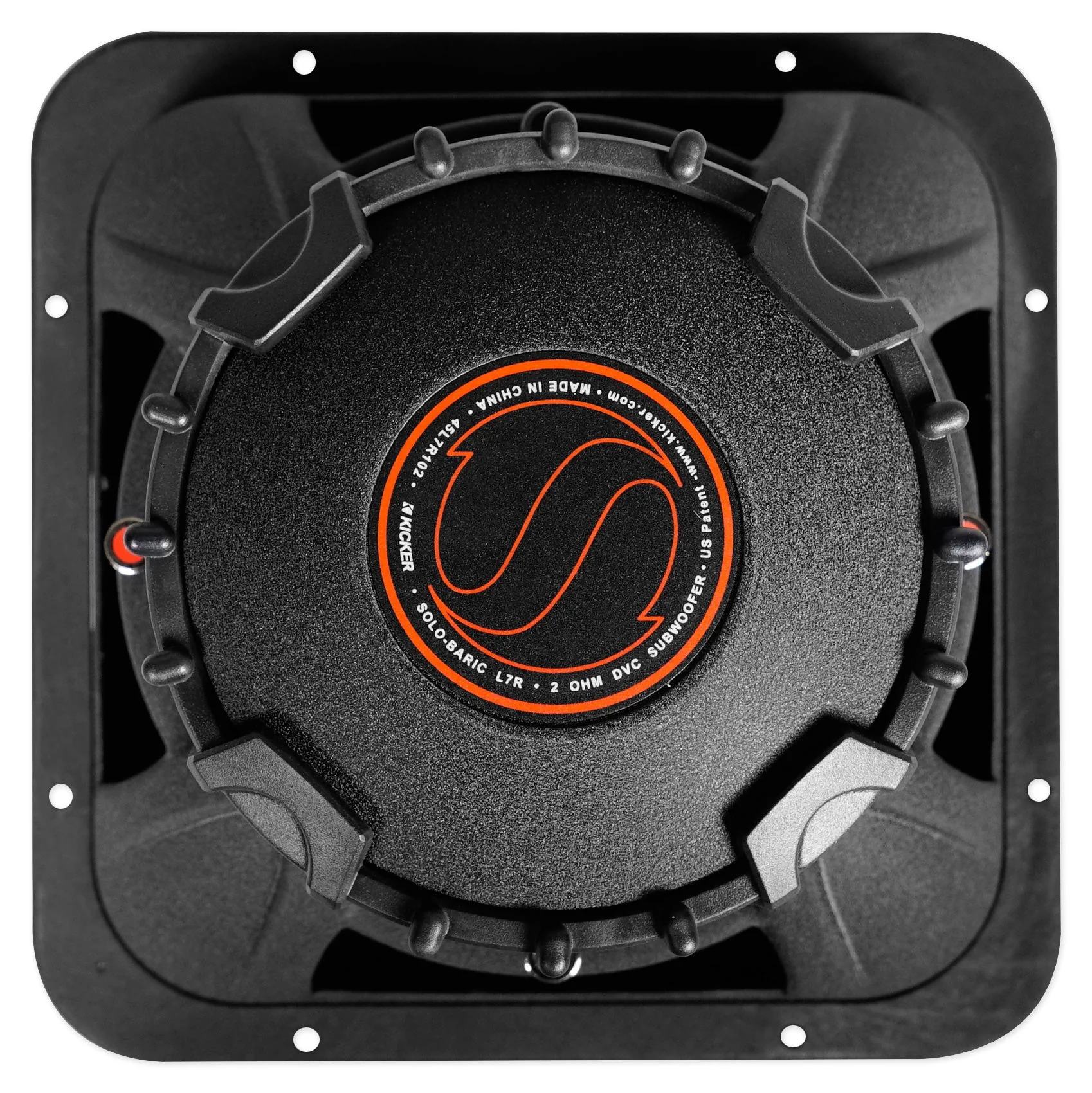(2) KICKER 45L7R102 10" 2000w L7R Solo-Baric Subwoofers+Enclosure Box+Amplifier - Image 7