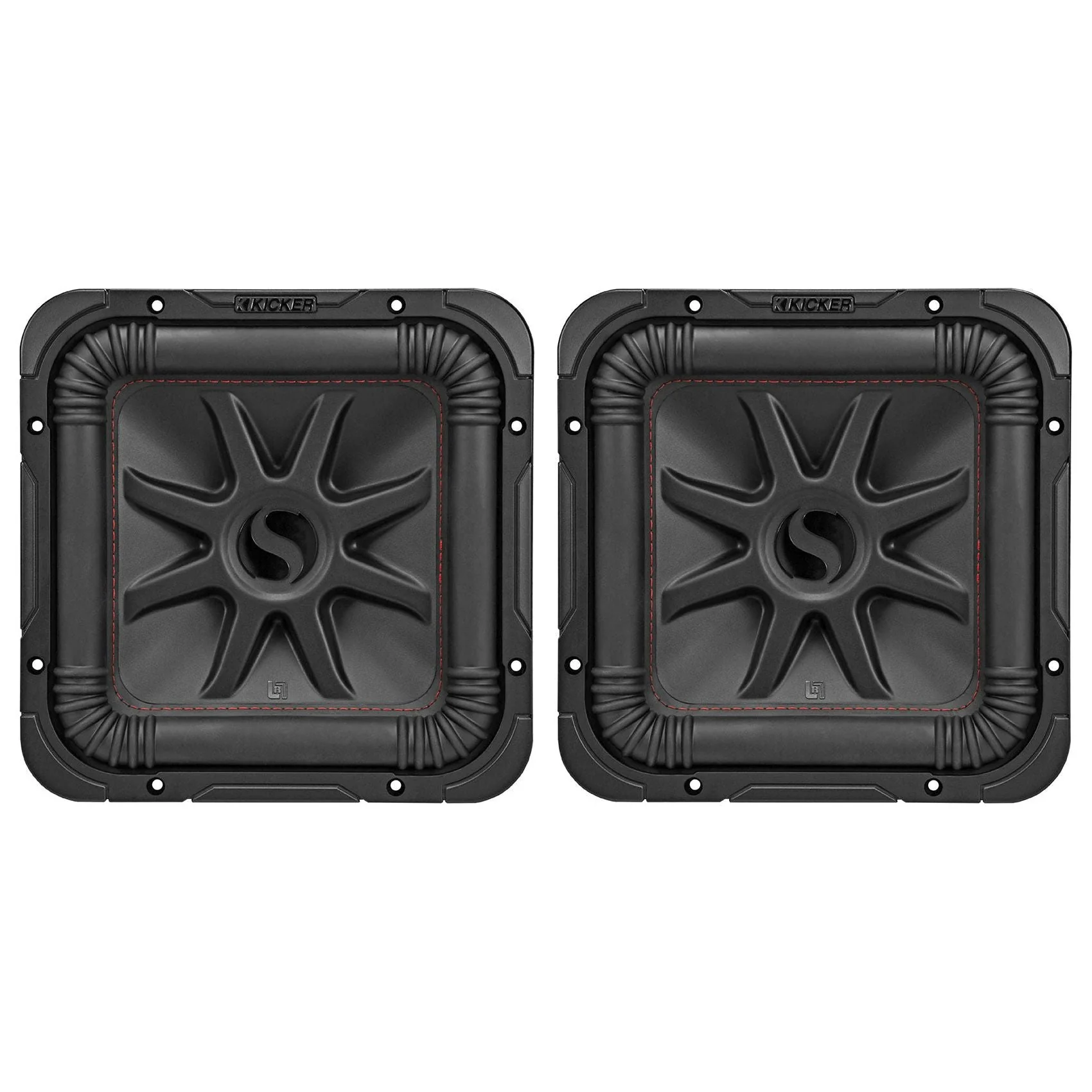 (2) KICKER 45L7R104 10" 2000 Watt L7R Car Subwoofers, Solo-Baric Subs L7R104 DVC - Image 2