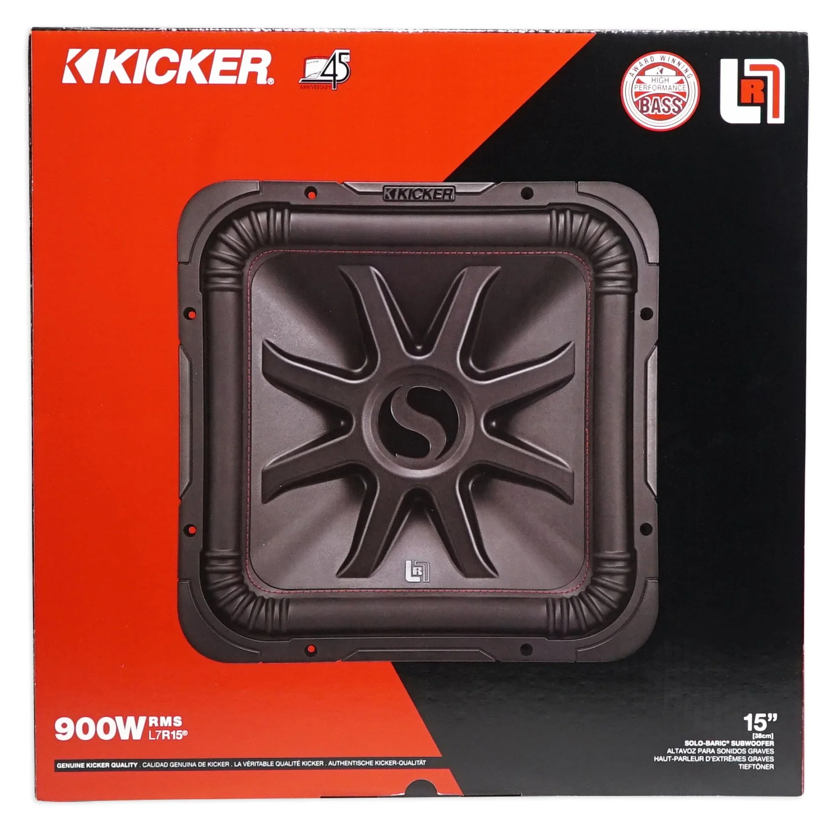 (2) KICKER 45L7R154 15" 3600w L7R Car Subwoofers+Vented Sub Box Enclosure L7R154 - Image 11