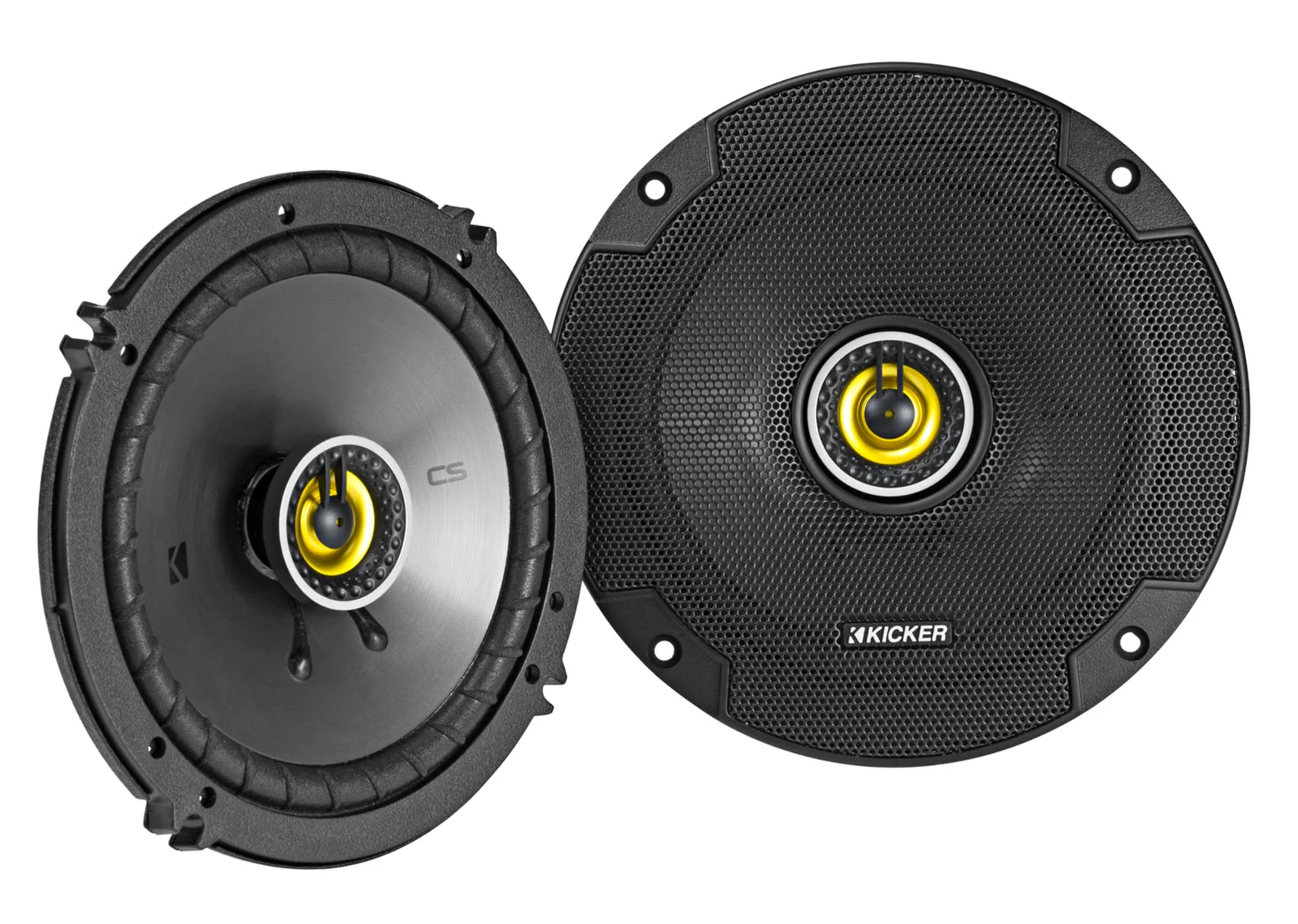 (4) KICKER 46CSC654 CSC65 6.5" 600w 4-Ohm Car Audio Coaxial Speakers+Rockmat - Image 2