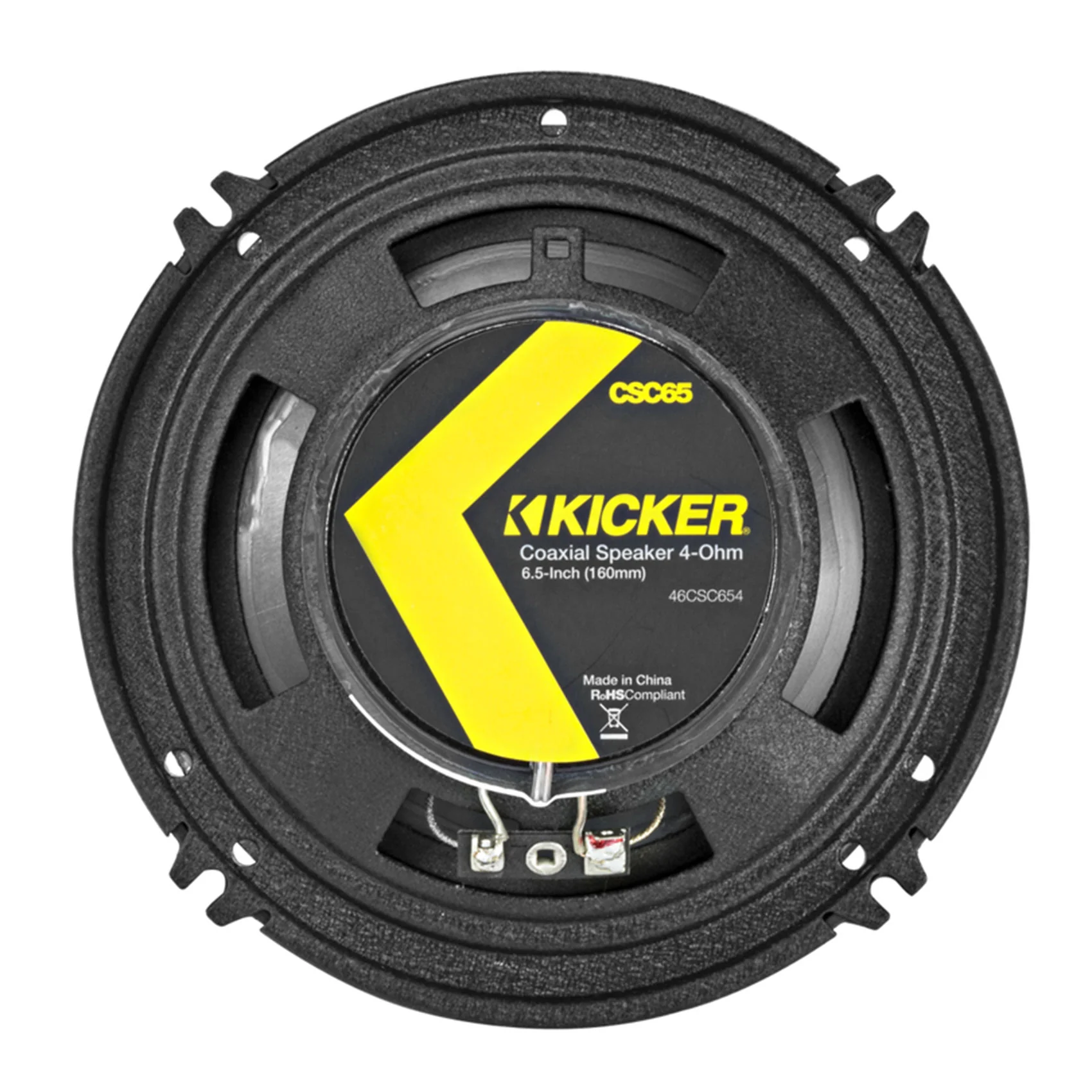 (4) KICKER 46CSC654 CSC65 6.5" 600w 4-Ohm Car Audio Coaxial Speakers+Rockmat - Image 8