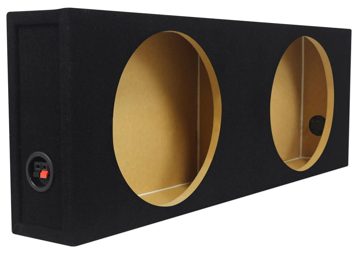 (2) Kicker 48CWRT122 COMPRT12 2000W 12" Slim Car Subwoofers+Shallow Sub Box - Image 3