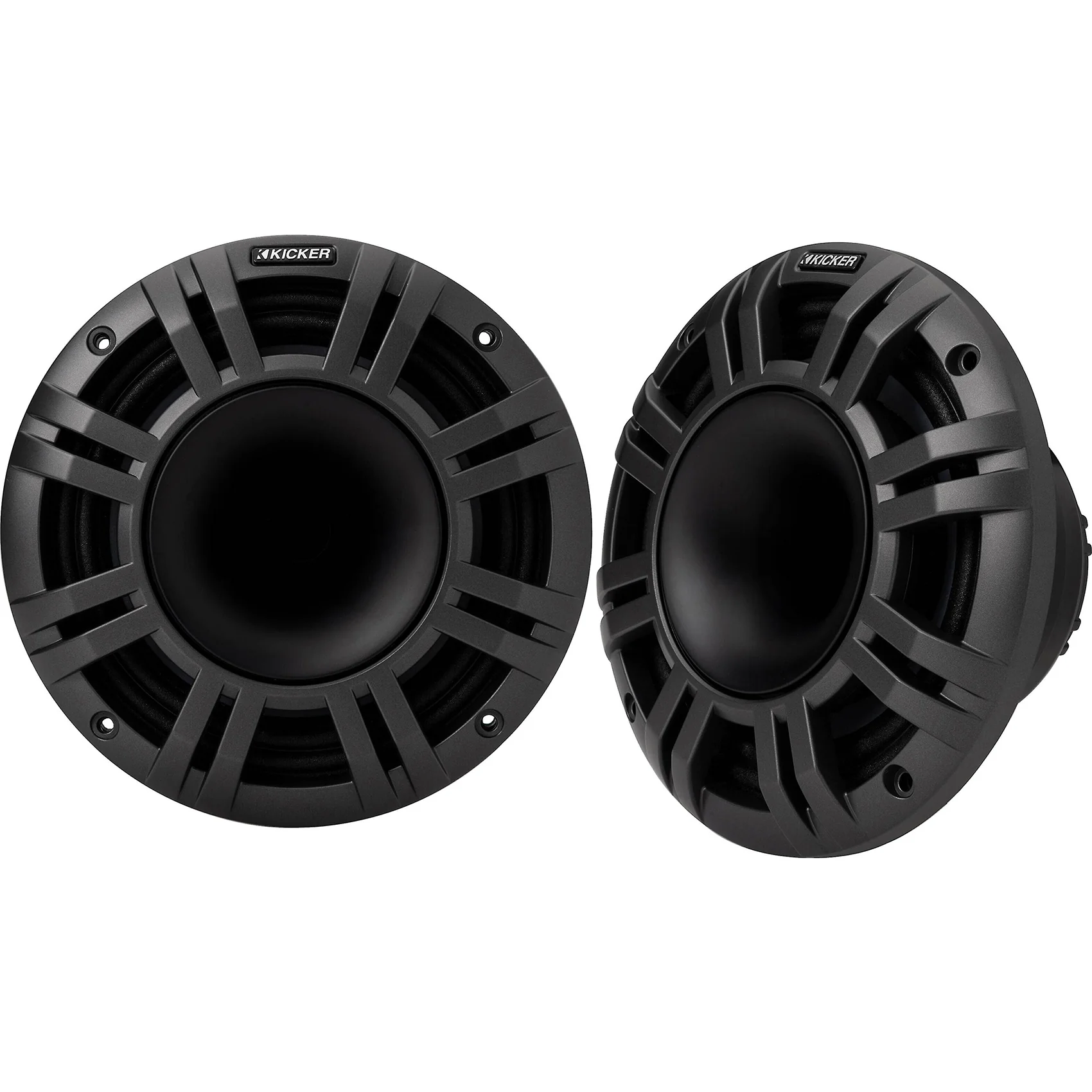 (4) KICKER 48KMXL84 8" 500w Marine Speakers w/LED+Receiver+4-Ch. Amplifier KMXL8 - Image 39