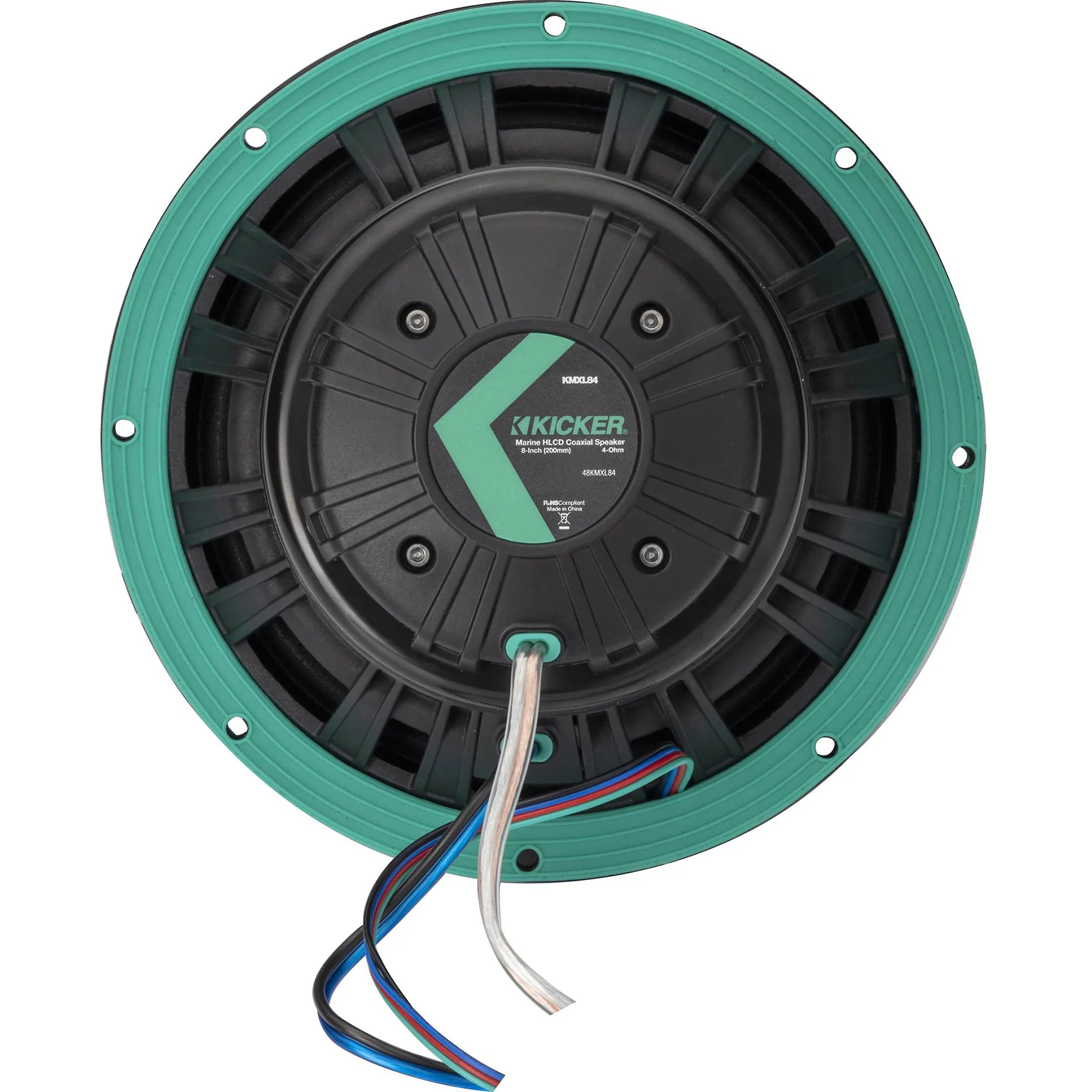 (4) KICKER 48KMXL84 8" 500w Marine Speakers w/LED+Receiver+4-Ch. Amplifier KMXL8 - Image 41