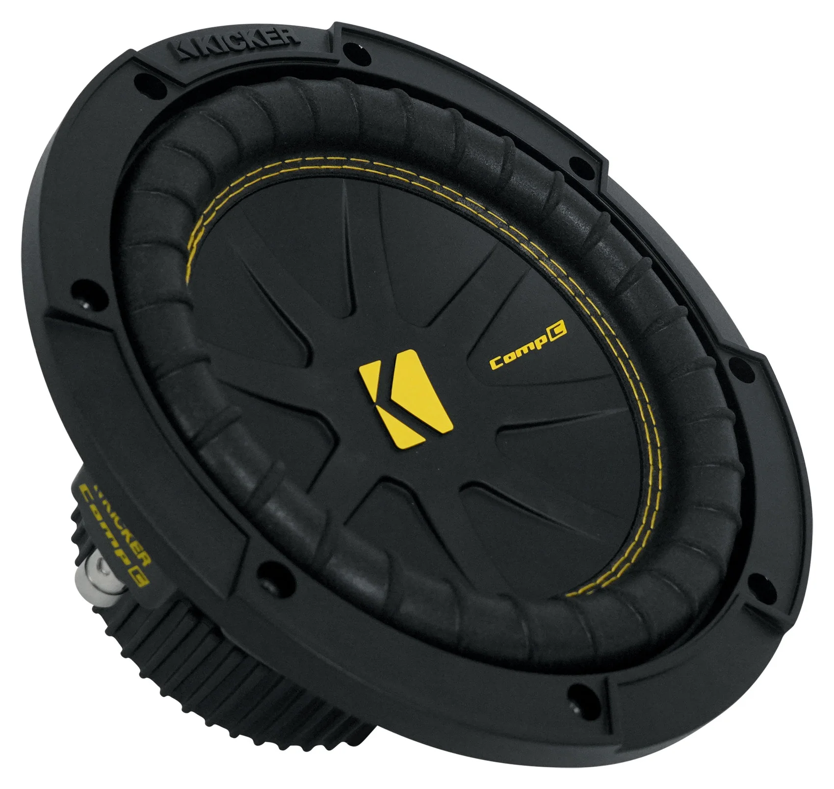 (2) Kicker 50CWCS84 CompC 8" SVC Subwoofers+Vented Box+Amplifier+Amp Kit CWCS84 - Image 2