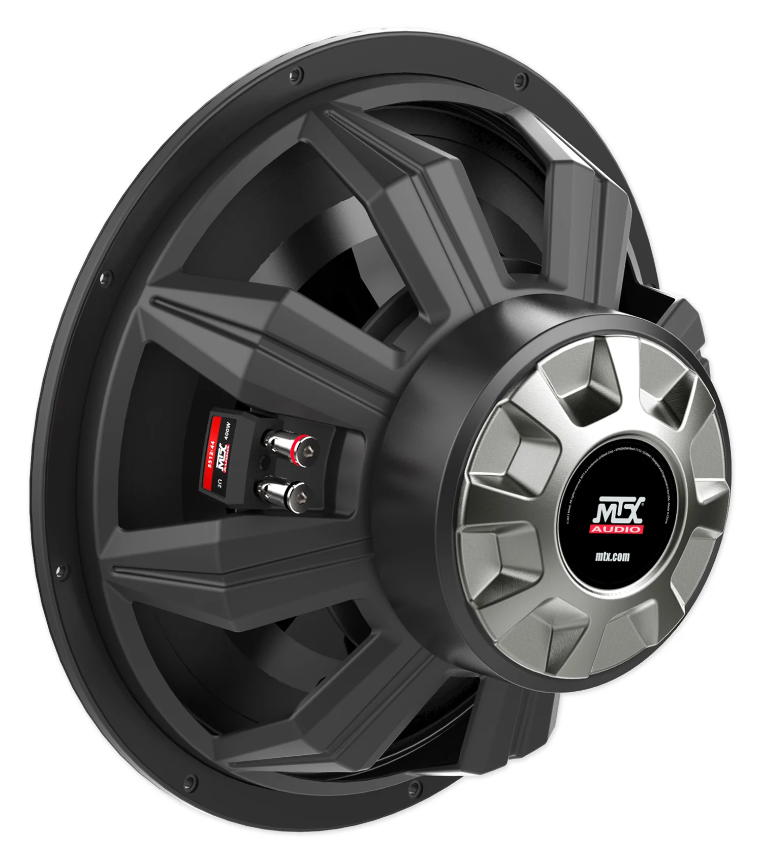(2) MTX 5512-44 12" 800w DVC 4-ohm Car Audio Subwoofers+RockMat Sound Deadener - Image 11
