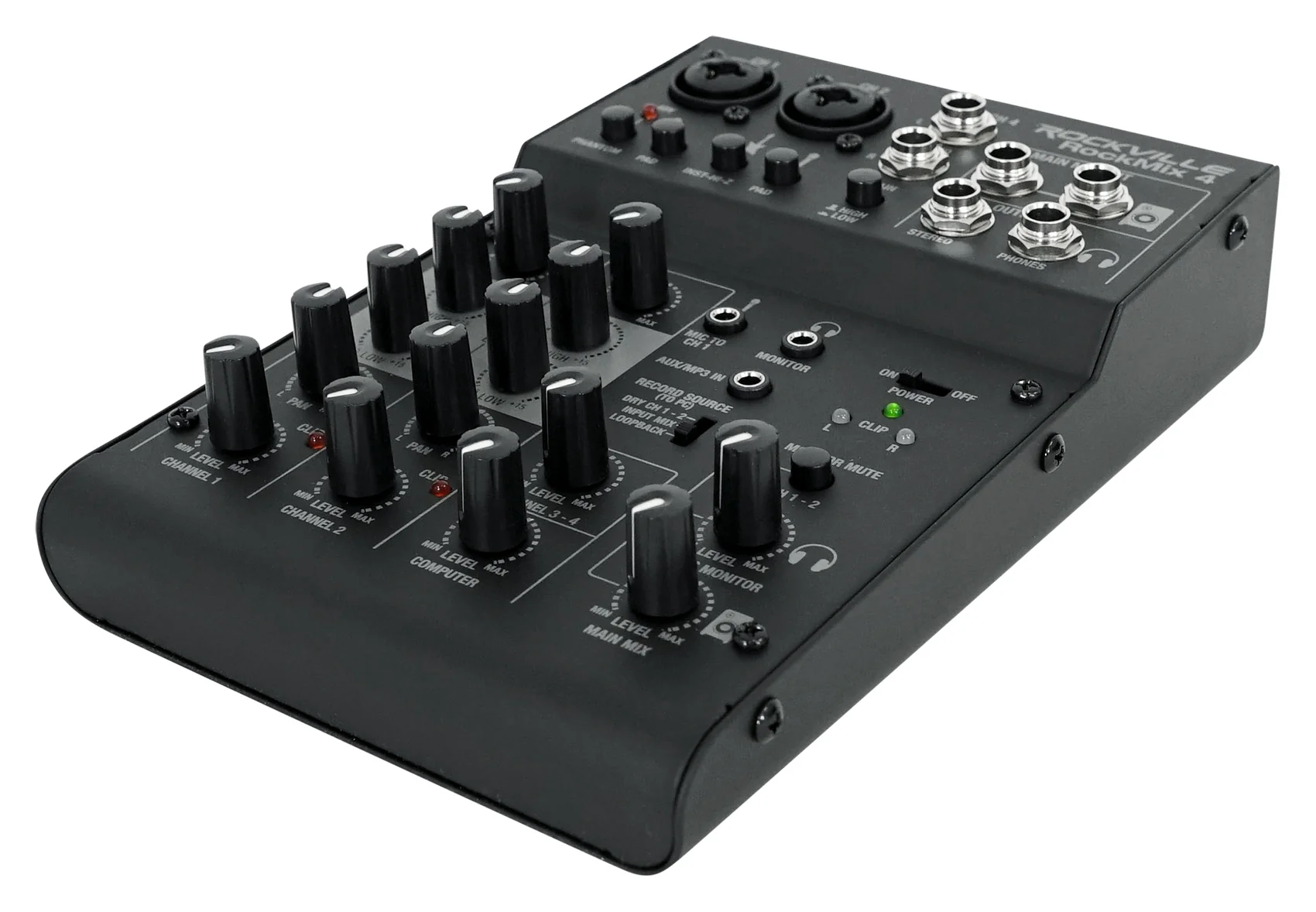 (2) APM5B Black 2-Pack + ROCKMIX 4 Mixer Bundle - Image 44