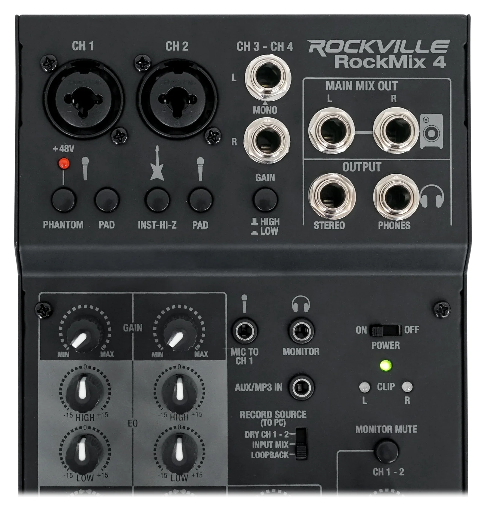 (2) APM5B Black 2-Pack + ROCKMIX 4 Mixer Bundle - Image 46