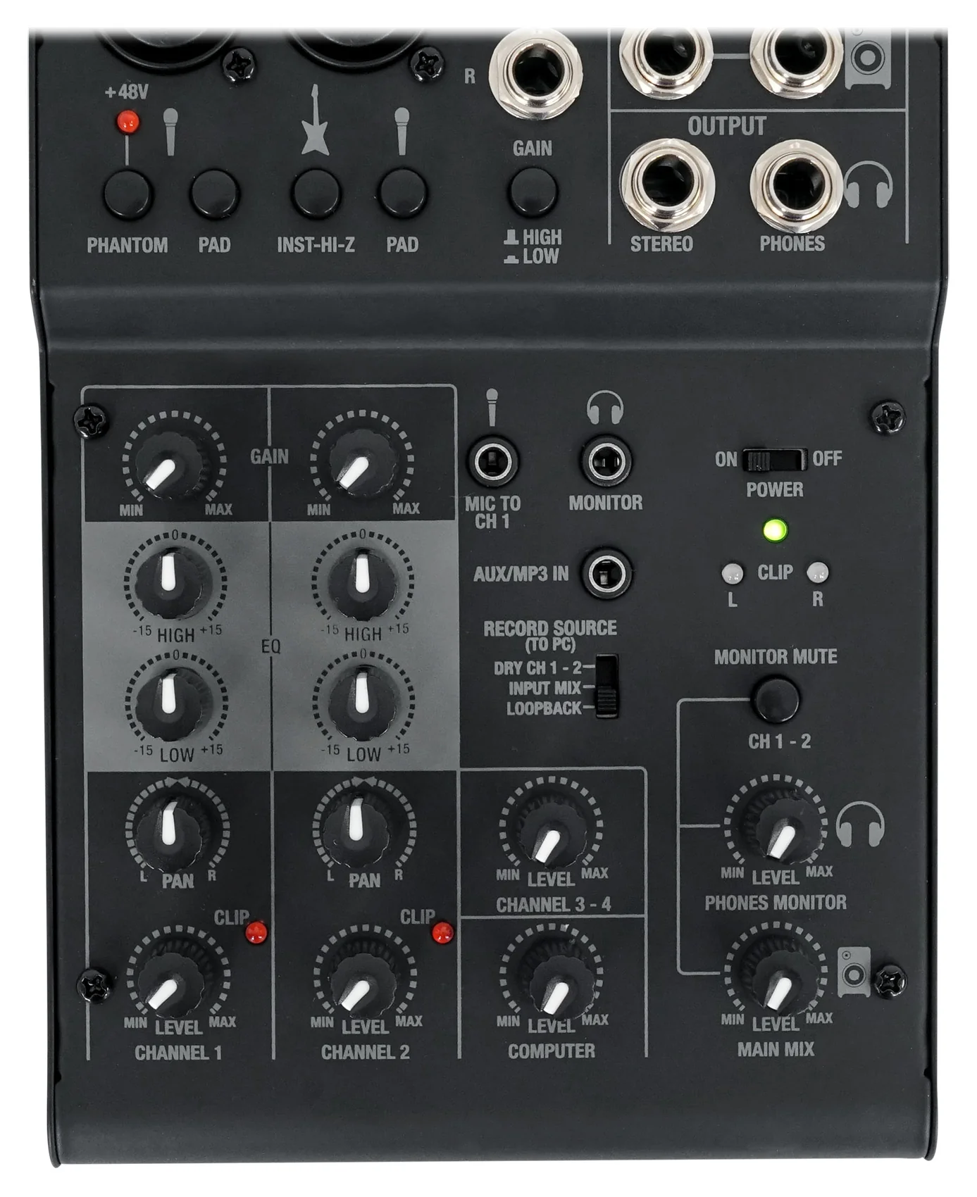 (2) APM5B Black 2-Pack + ROCKMIX 4 Mixer Bundle - Image 47