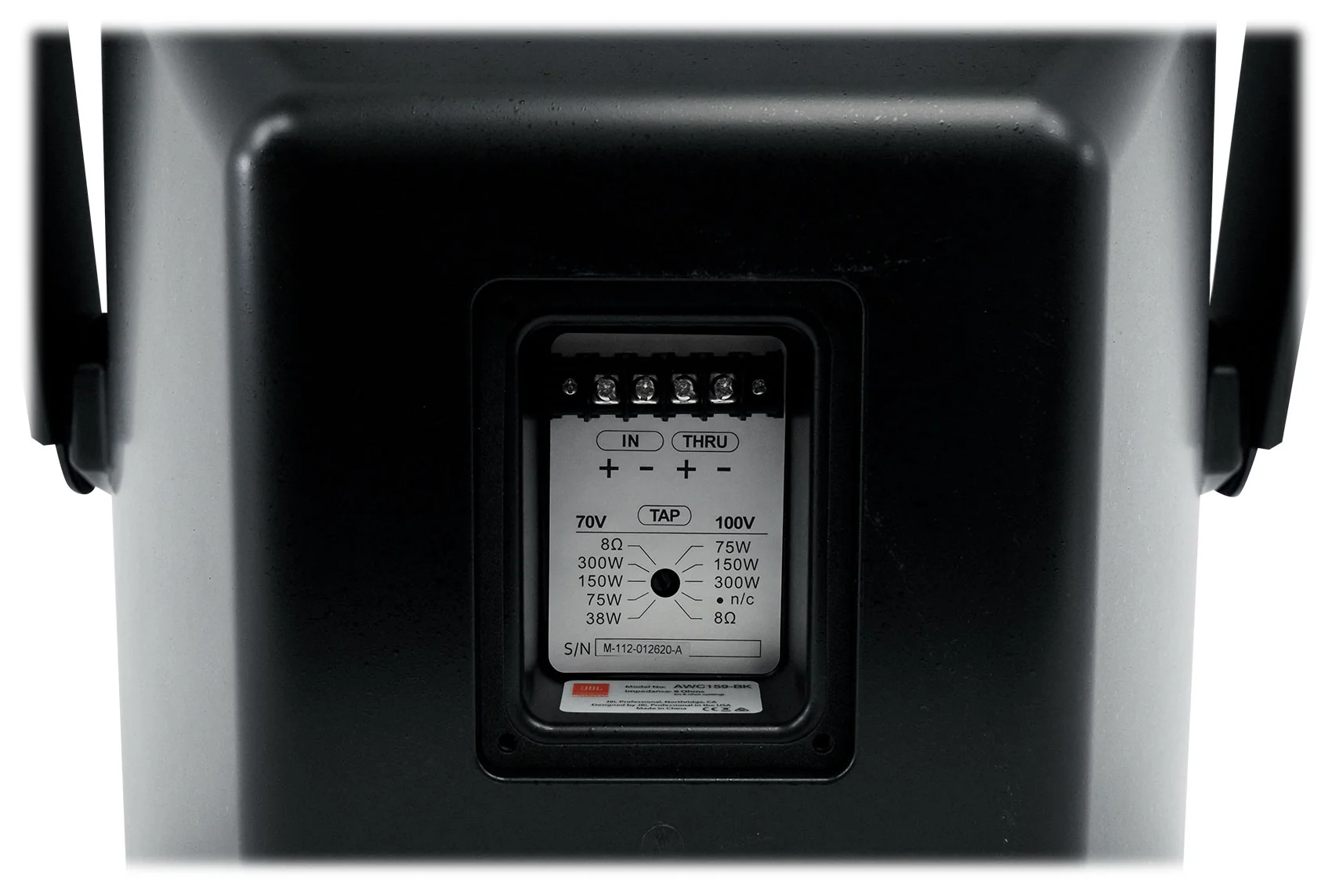 2) JBL AWC159 15" Indoor/Outdoor 70V Black Surface Mount Commercial Speakers+Amp - Image 13