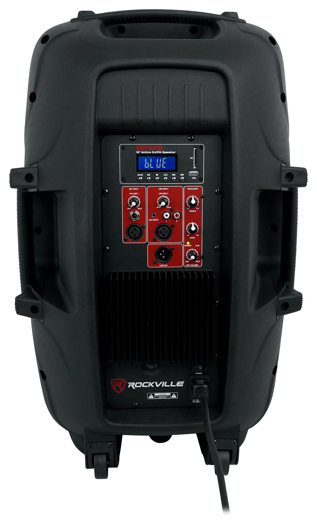 BPA15 15" Speakers 2-Pack + Mixer, Dual Mics, Stands Bundle - Image 3