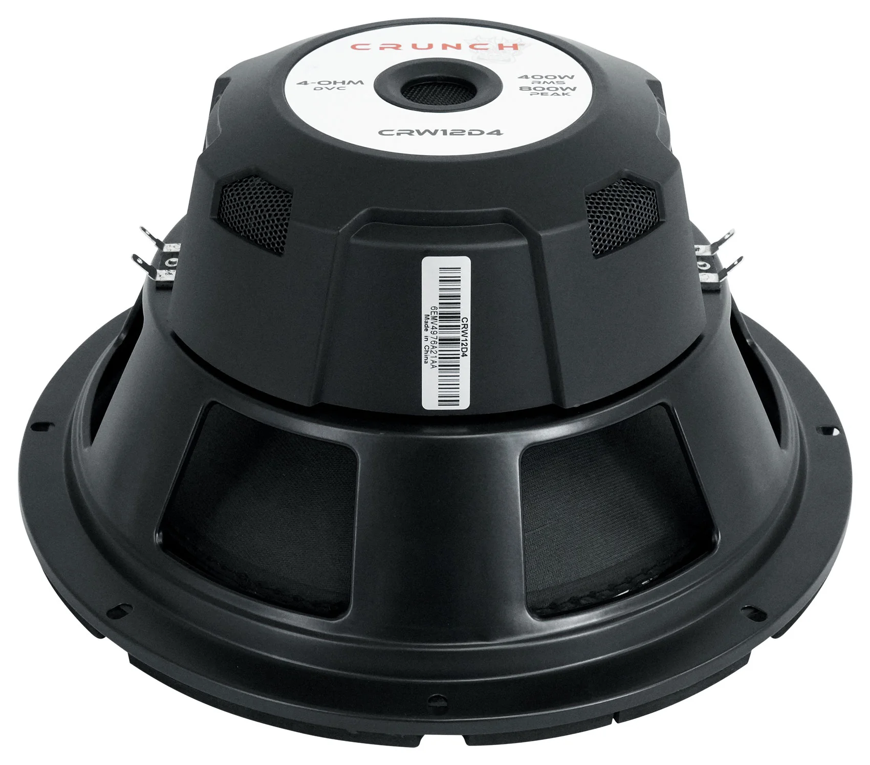 (2) Crunch CRW12D4 12" 800 Watt Car Audio Subwoofers+Vented Sub Box Enclosure - Image 13
