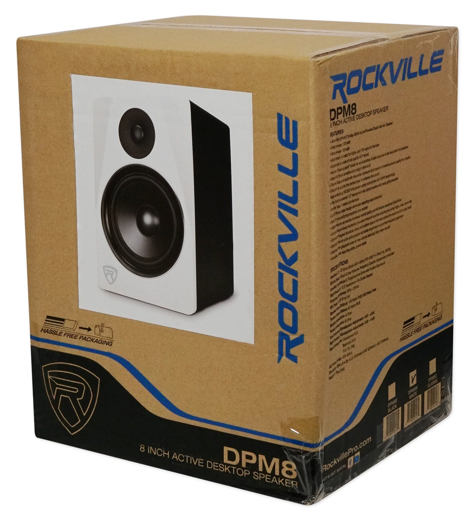 DPM8W White 2-Pack + RVSM1 Stands Bundle - Image 6