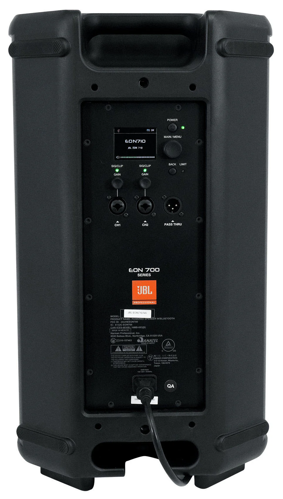 (2) JBL EON710 10" 1300w Powered Active DJ PA Speakers w/Bluetooth/DSP+Stands - Image 12