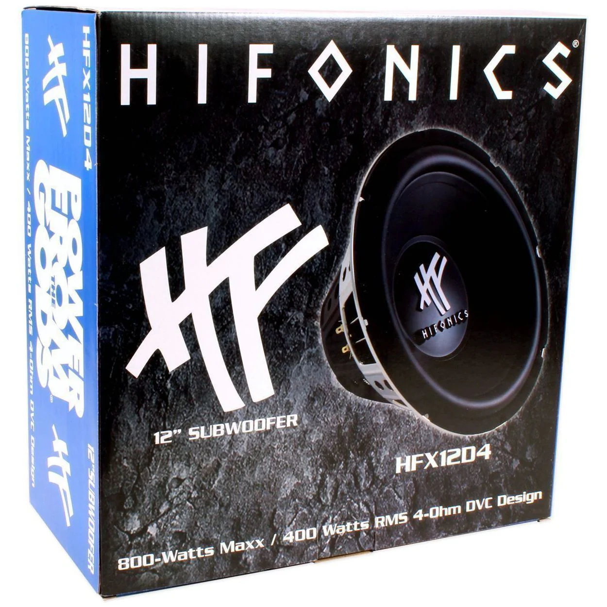 (2) Hifonics HFX12D4 12" 1600w DVC 4-Ohm Car Subwoofers+Sealed Sub Box Enclosure - Image 10