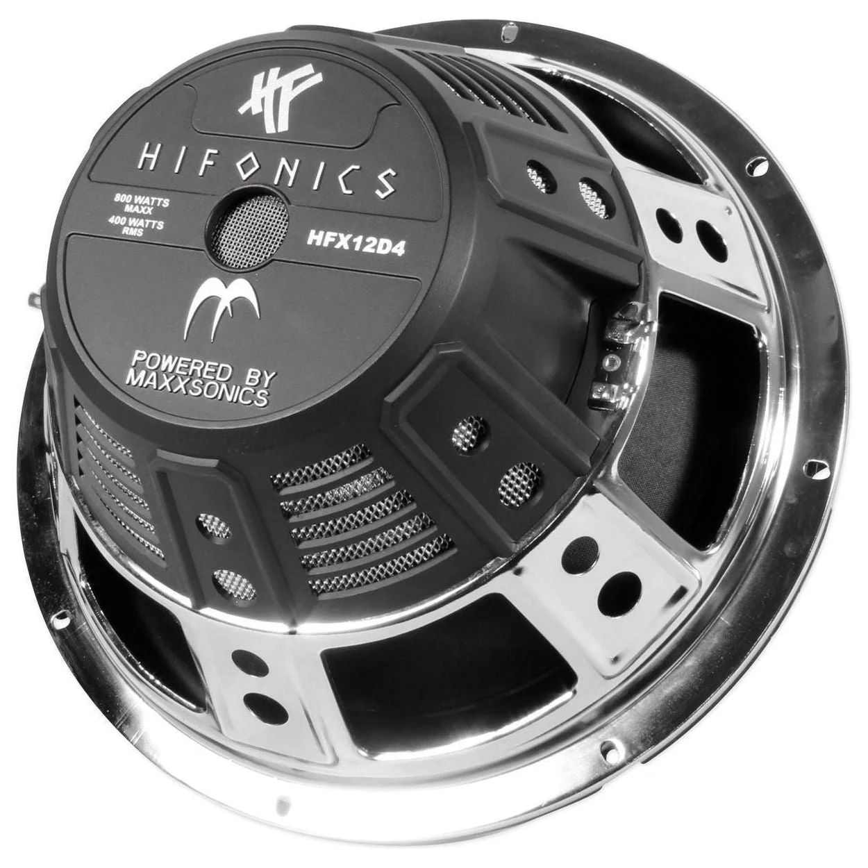 (2) Hifonics HFX12D4 12" 1600w DVC 4-Ohm Car Subwoofers+Sealed Sub Box Enclosure - Image 8