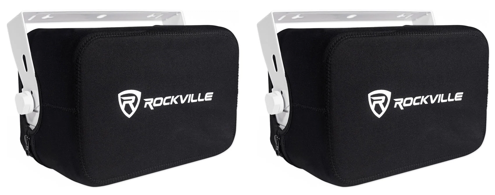 Rockville HP65S White 4-Pack + RWBC65S Covers Bundle - Image 9
