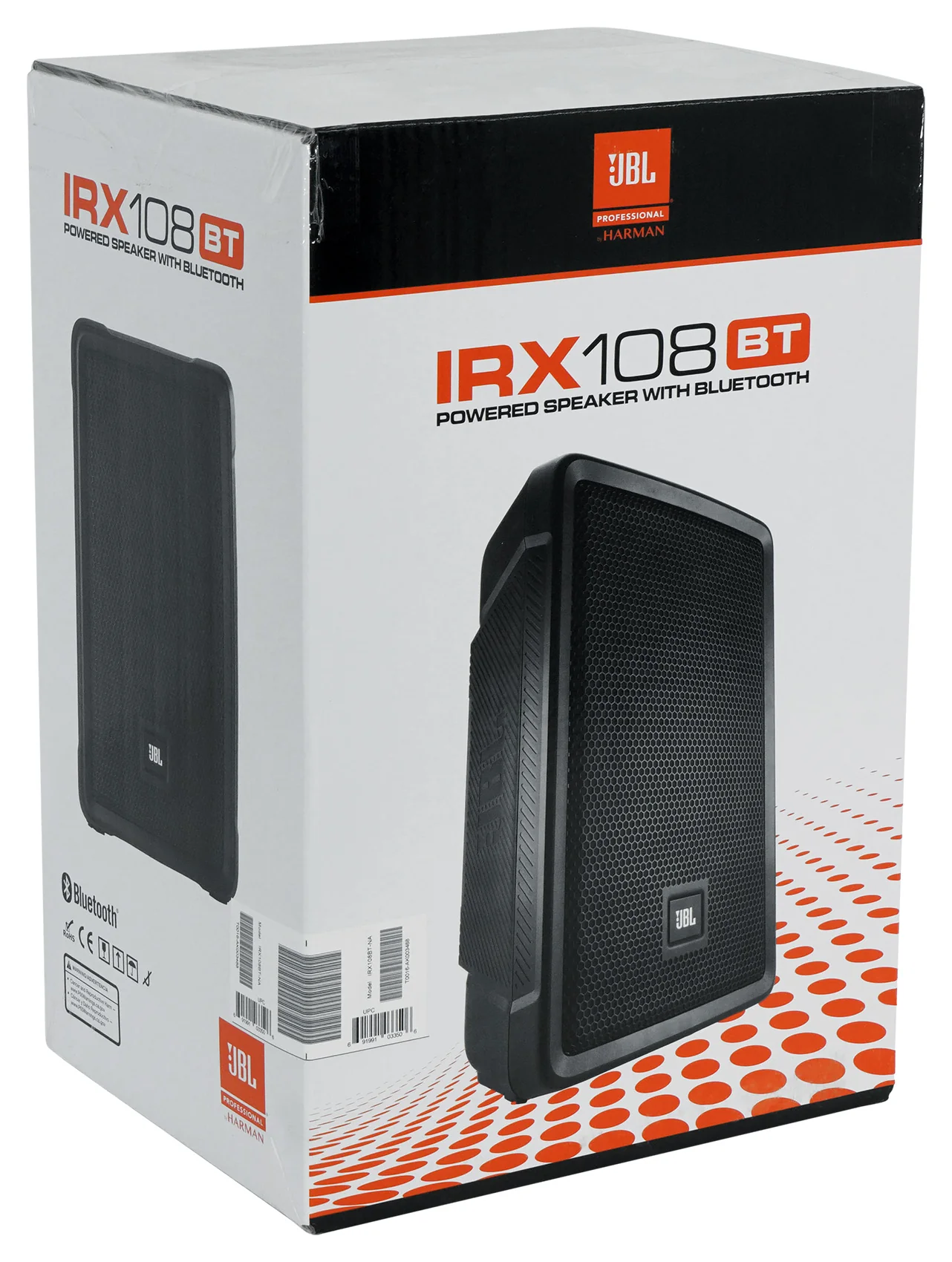 2) JBL IRX108BT 8" 1000 Watt Powered DJ Portable PA Speakers w/ Bluetooth+Stands - Image 11