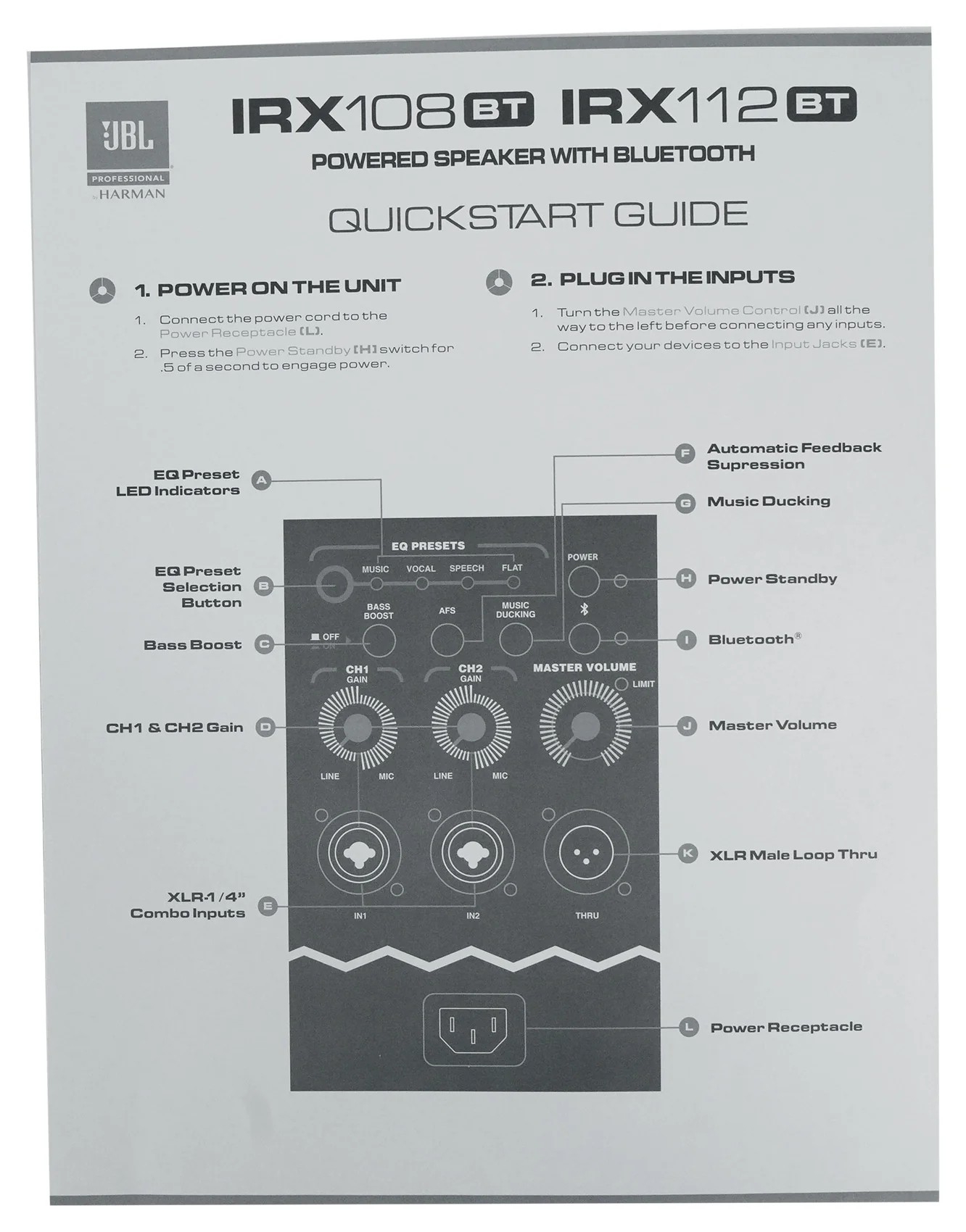 (2) JBL IRX108BT 8" 1000w Powered PA Speakers w/ Bluetooth+15" Powered Subwoofer - Image 26