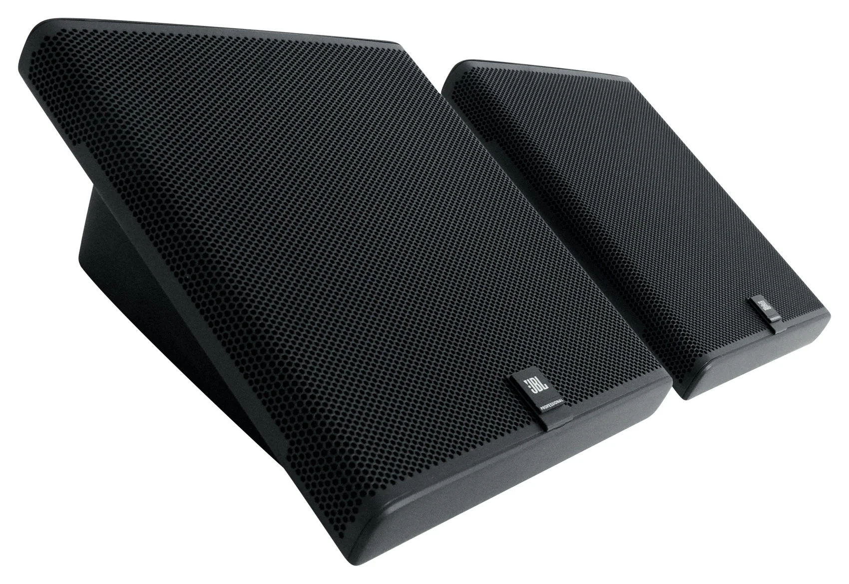 4) JBL SLP14/T-BK Sleek Low-Profile On Wall Mount 4" 70v Commercial Speakers+Amp - Image 11