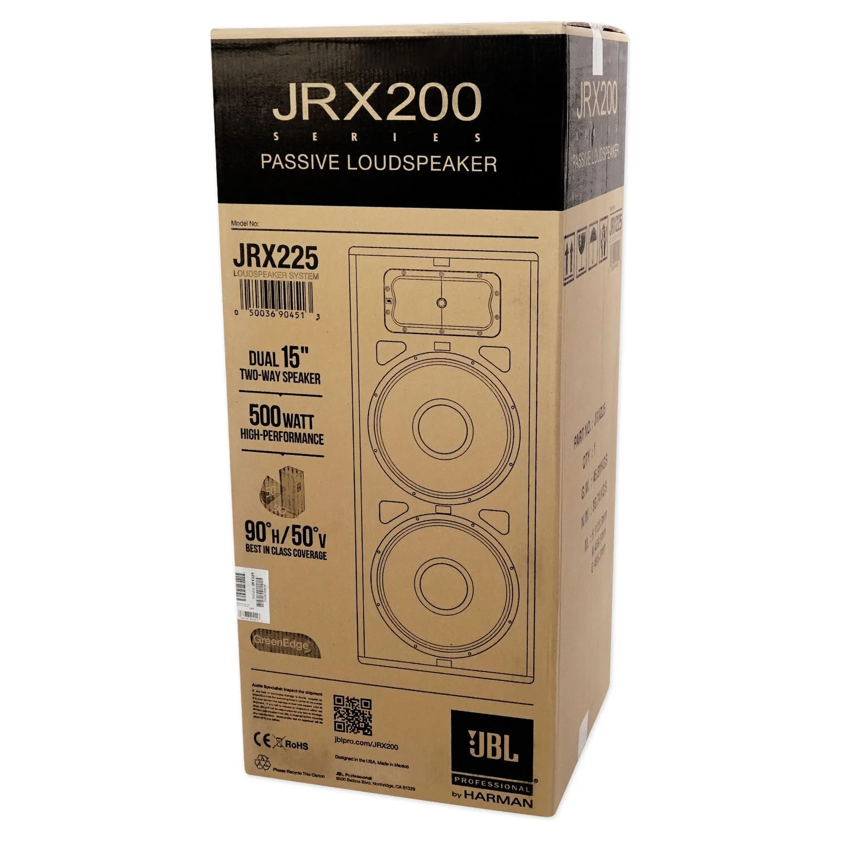 (2) JBL JRX225 Dual 15" 4000w DJ/PA Speakers+Powered 12-Ch. Mixer w/ 7 Band EQ - Image 17