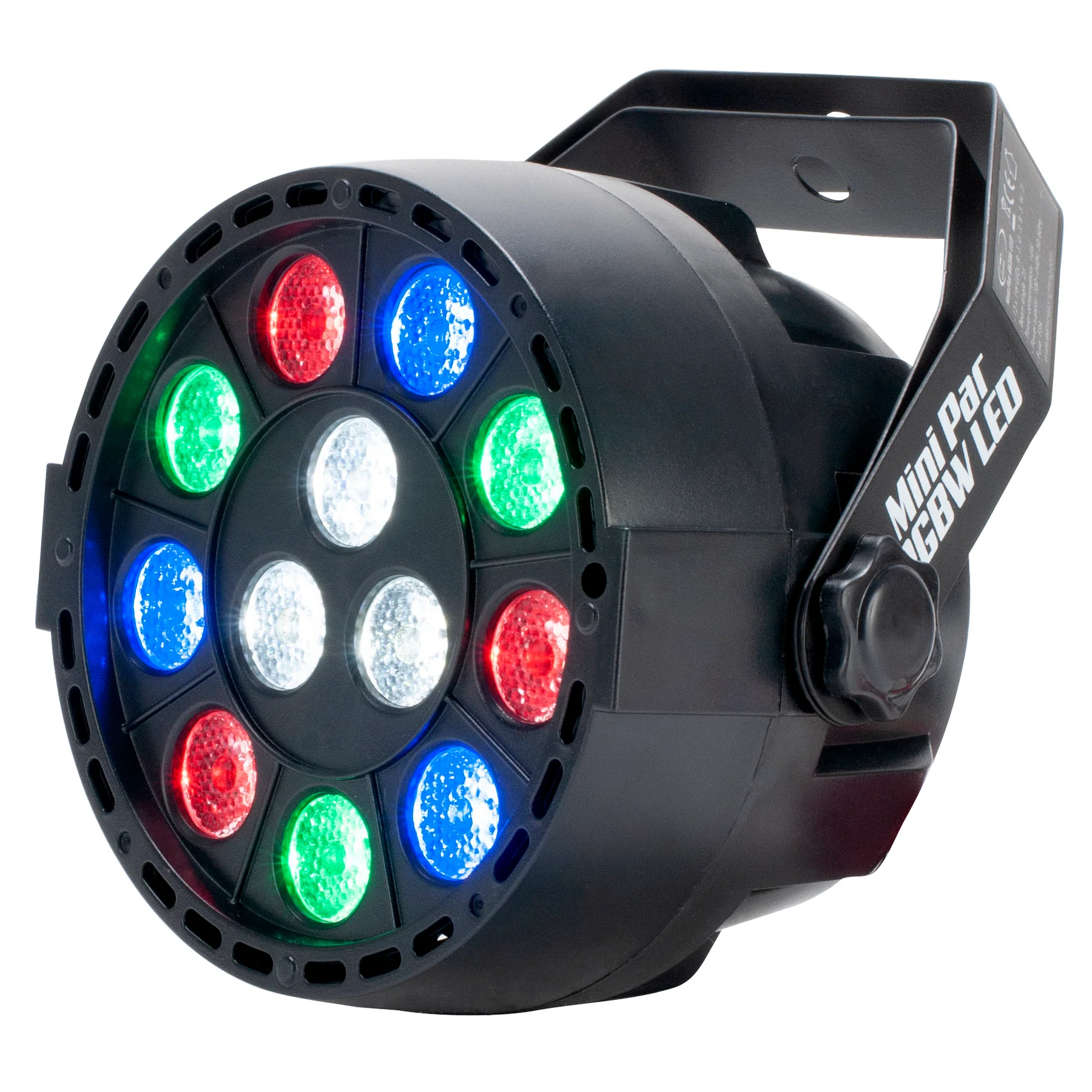 (2) Eliminator Mini Par RGBW LED DMX Par Wash Lights+Bag For DJ/Stage/Clubs/Bars - Image 7