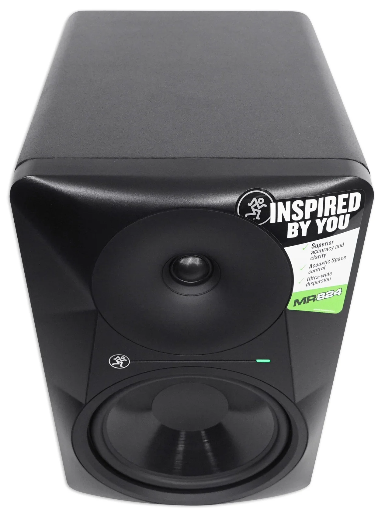 Pair Mackie MR824 8” 85 Watt Powered Active Studio Monitor Speakers+21" Stands - Image 5