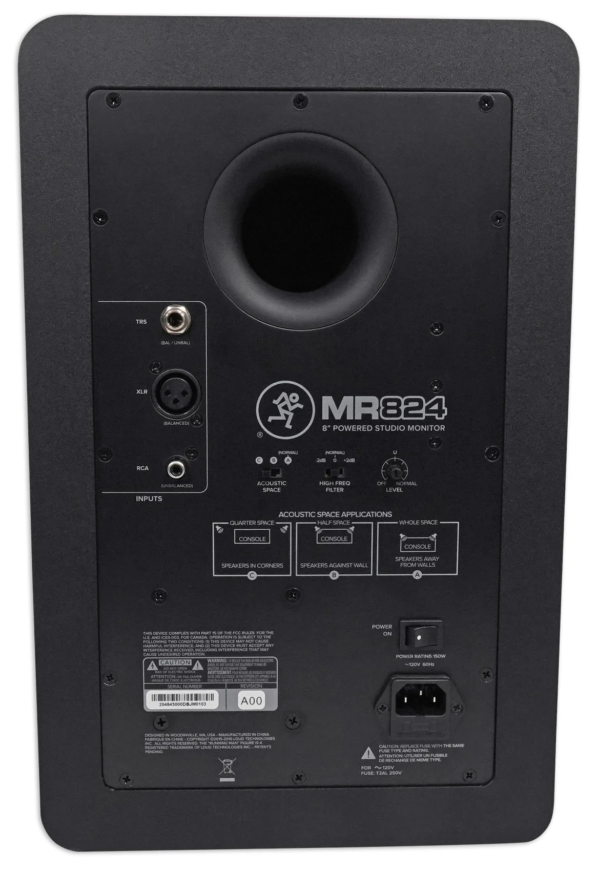 Pair Mackie MR824 8” 85 Watt Powered Active Studio Monitor Speakers+21" Stands - Image 6