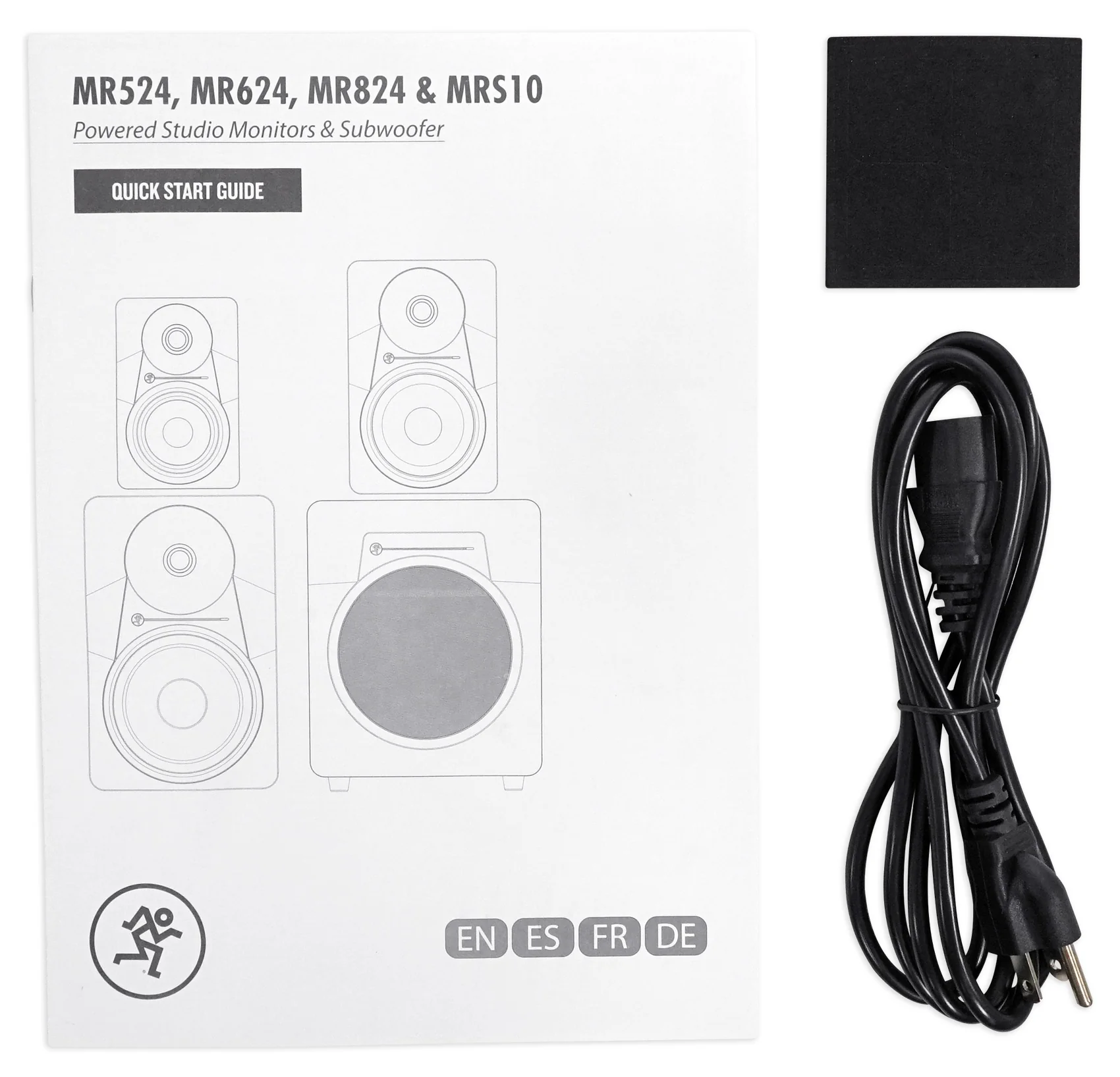 Pair Mackie MR824 8” 85 Watt Powered Active Studio Monitor Speakers+21" Stands - Image 7