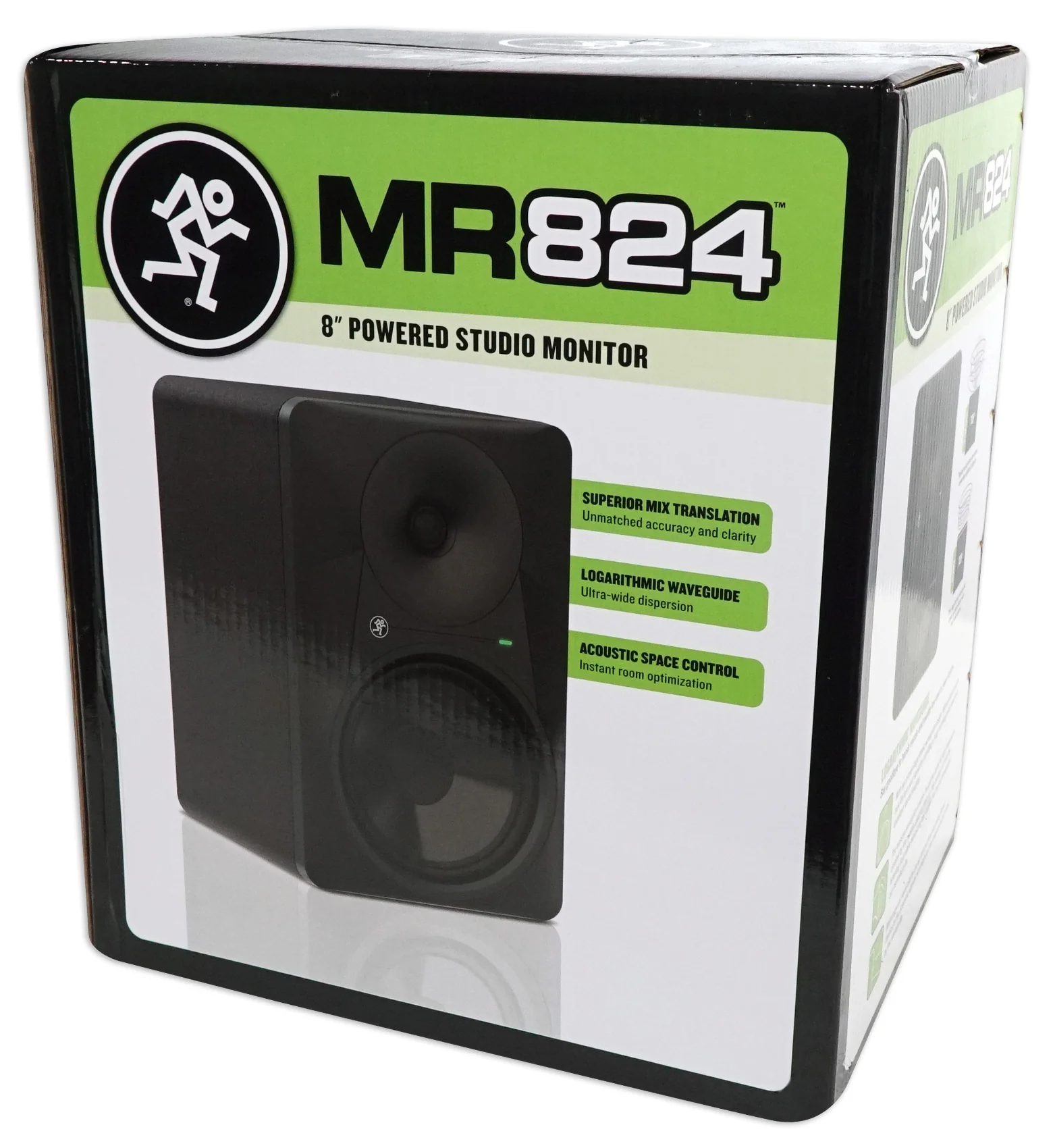 Pair Mackie MR824 8” 85 Watt Powered Active Studio Monitor Speakers+21" Stands - Image 8
