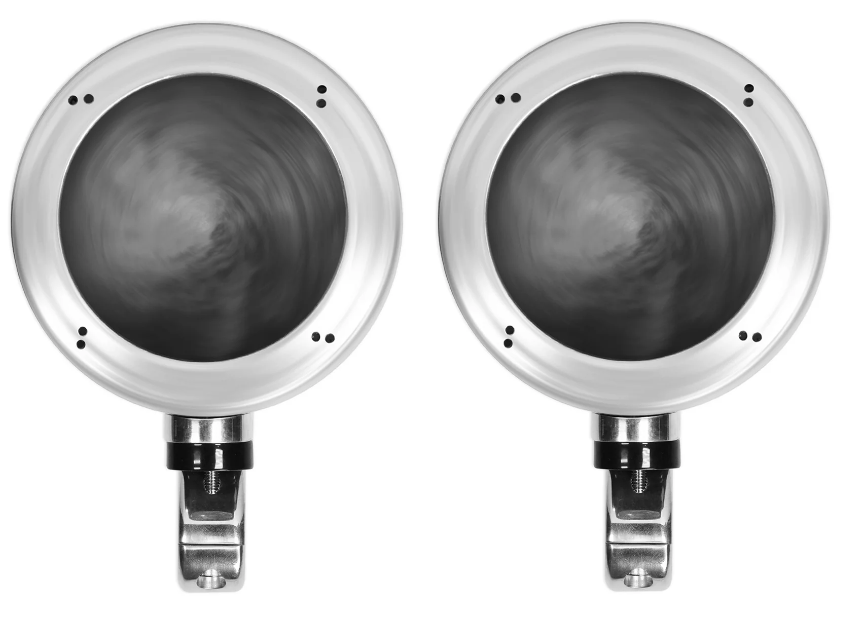 MS40B Black 4" Marine Speakers 2-Pack + MAC40S Chrome Pods Bundle - Image 13