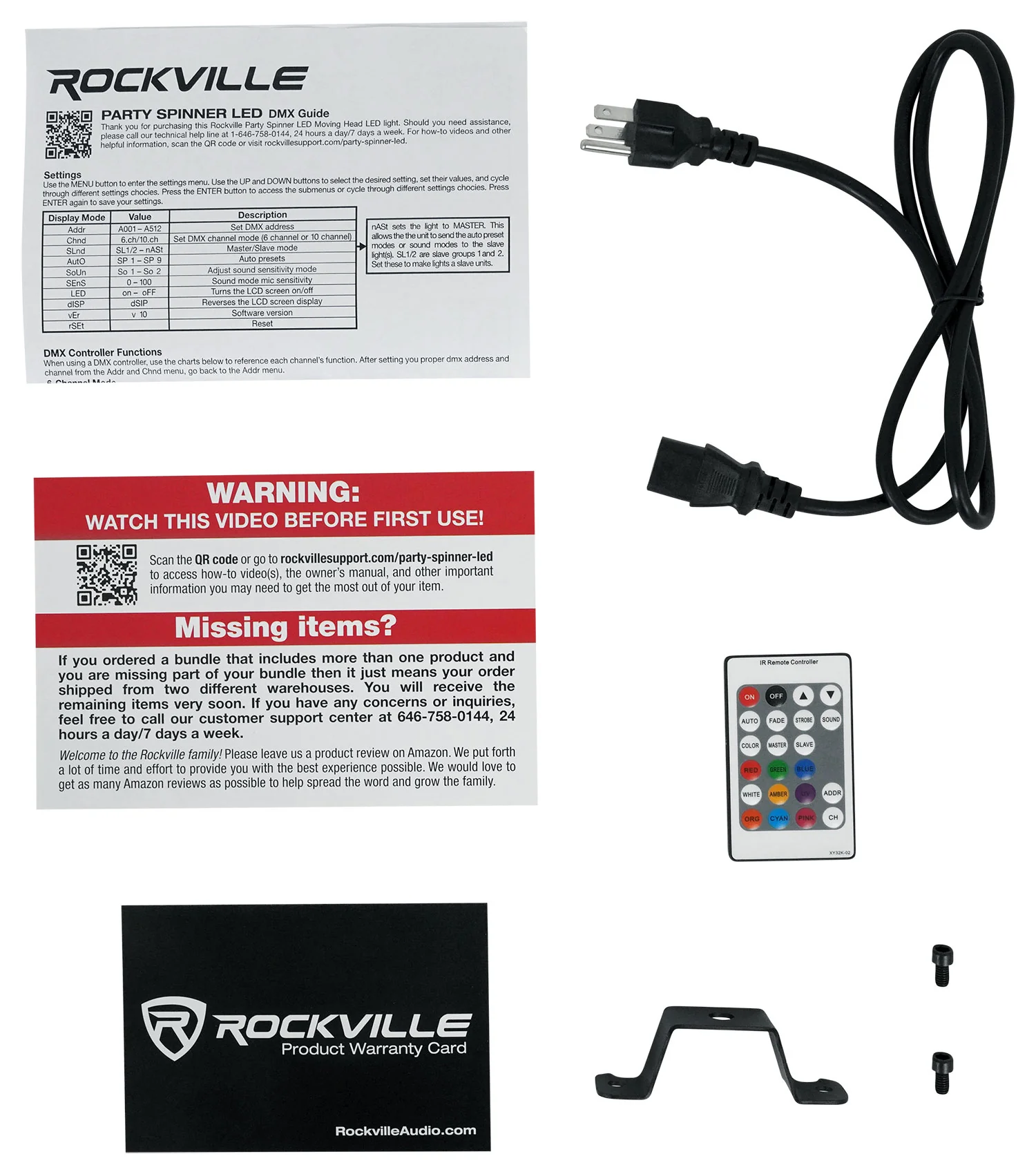 Party Spinner LED 2-Pack + ROCKFORCE 192 DMX Controller Bundle - Image 4