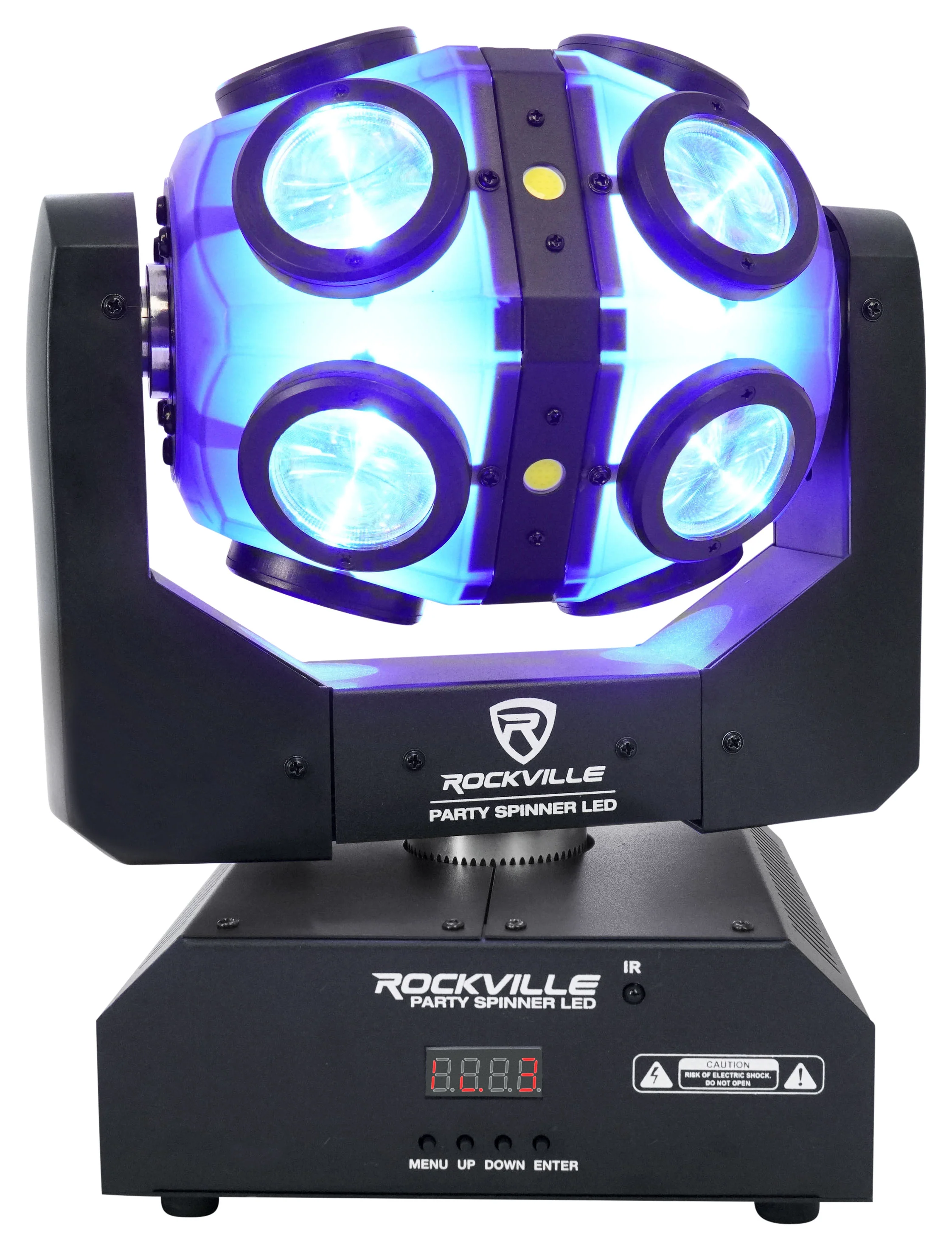 Party Spinner LED 2-Pack + ROCKFORCE 192 DMX Controller Bundle - Image 29