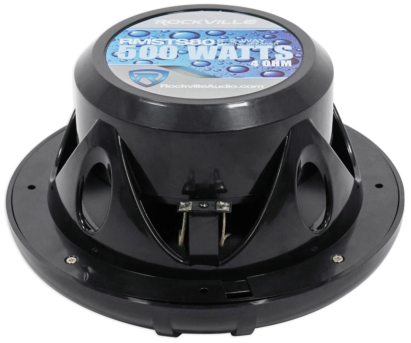 RMSTS80B Black 8" Marine Speakers 4-Pack + KRYPTON MF4 Amplifier Bundle - Image 13